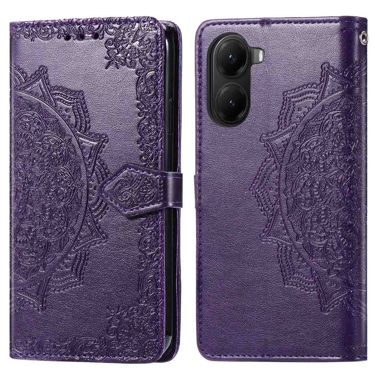 imoshion Mandala Klapphülle für das Xiaomi Poco X7 Pro - Violett
