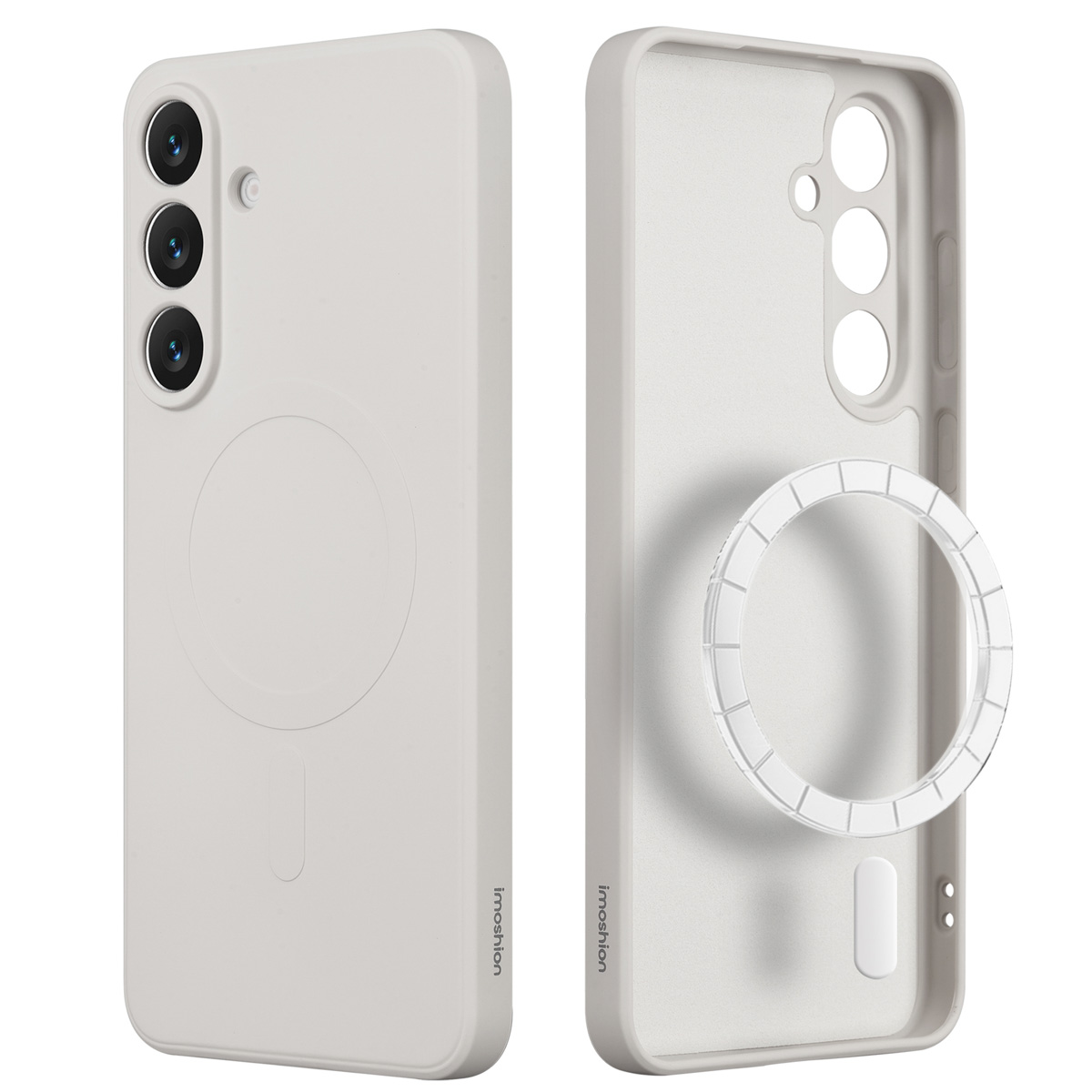 imoshion Color Back Cover mit MagSafe für das Samsung Galaxy S25 FE - Beige