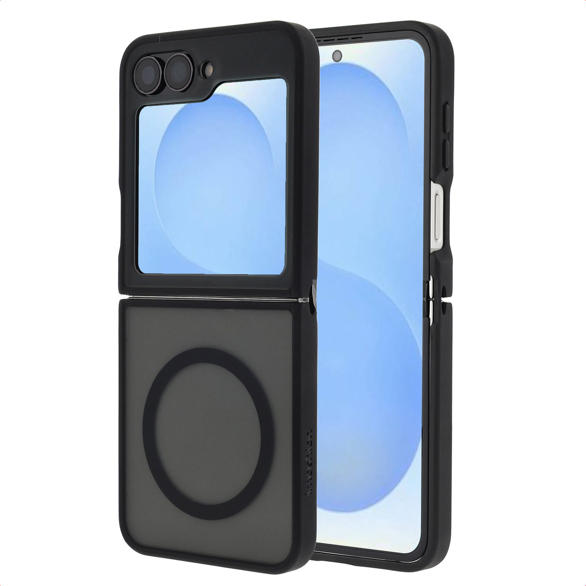 imoshion Color Guard Back Cover mit MagSafe für das Samsung Galaxy Z Flip 7 FE - Schwarz