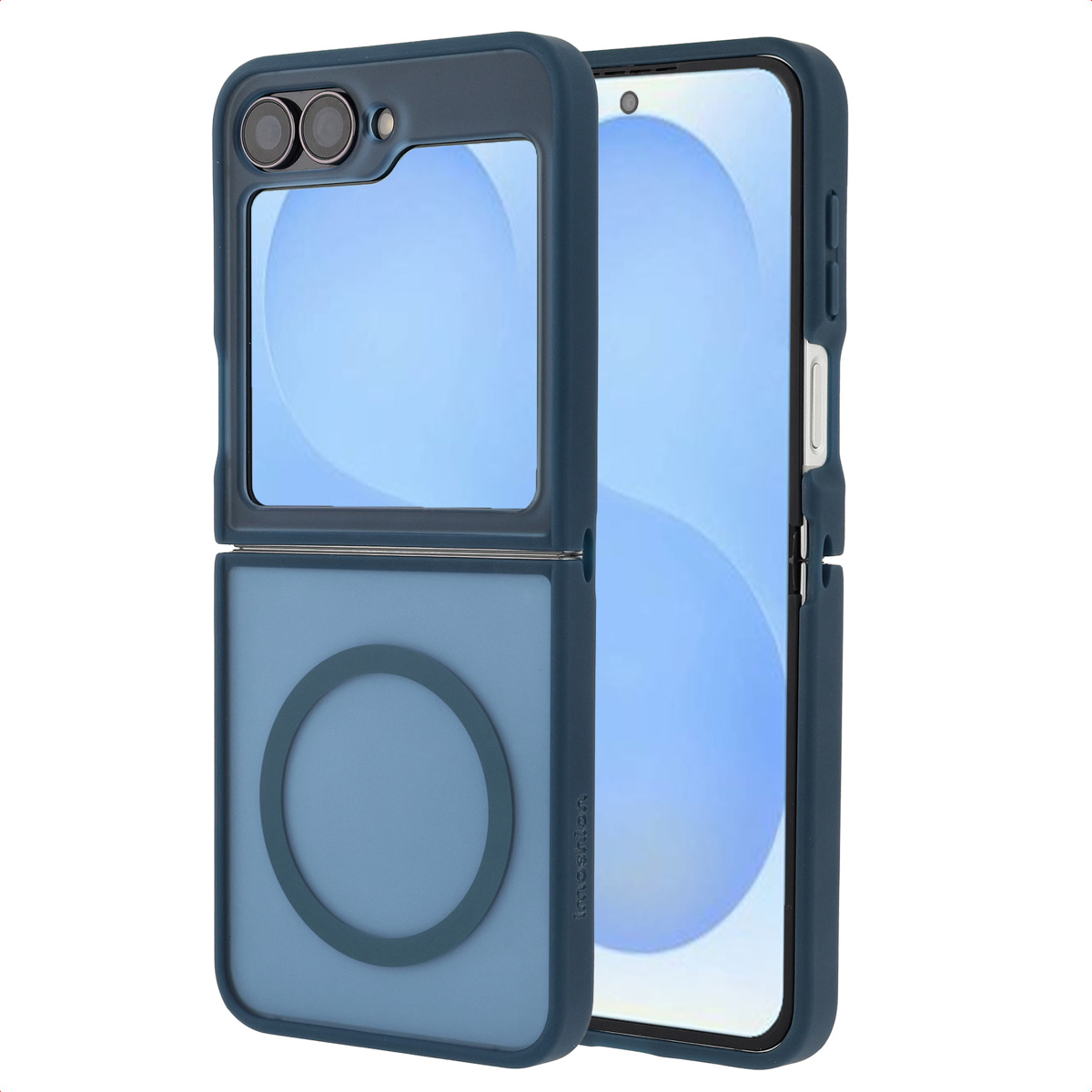 imoshion Color Guard Back Cover mit MagSafe für das Samsung Galaxy Z Flip 7 FE - Dunkelblau