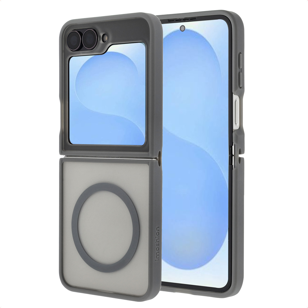 imoshion Color Guard Back Cover mit MagSafe für das Samsung Galaxy Z Flip 7 FE - Grau