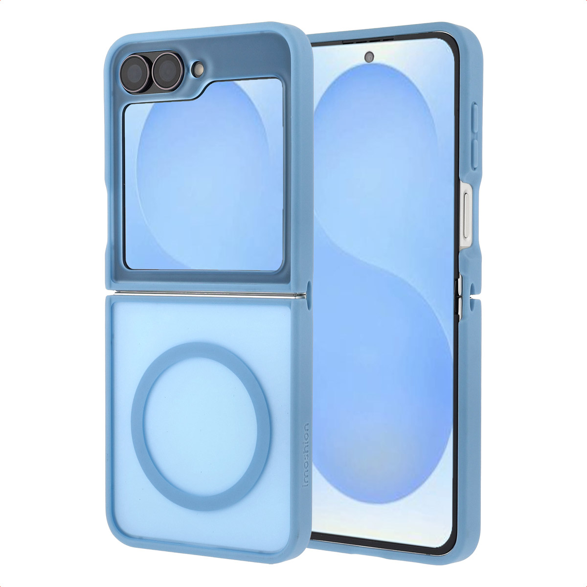 imoshion Color Guard Back Cover mit MagSafe für das Samsung Galaxy Z Flip 7 FE - Hellblau