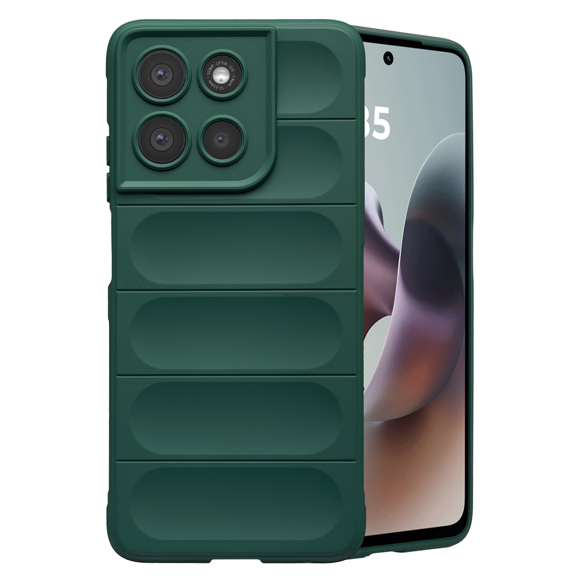imoshion EasyGrip Backcover für das Motorola Moto G56 - Dunkelgrün