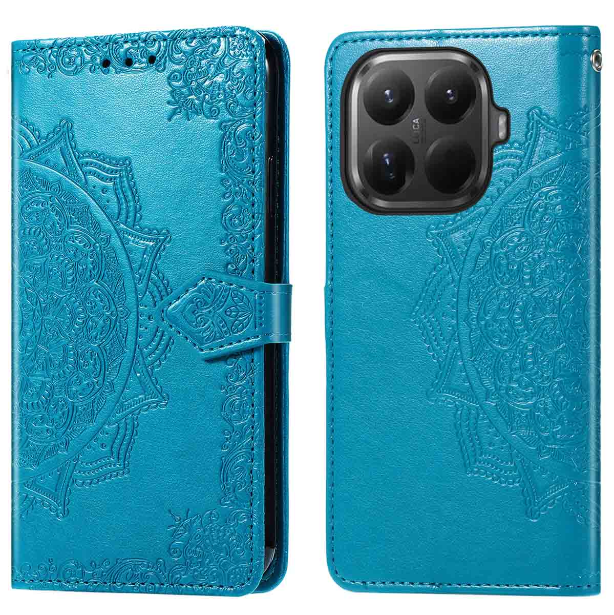 imoshion Mandala Klapphülle für das Xiaomi 15T Pro - Türkis