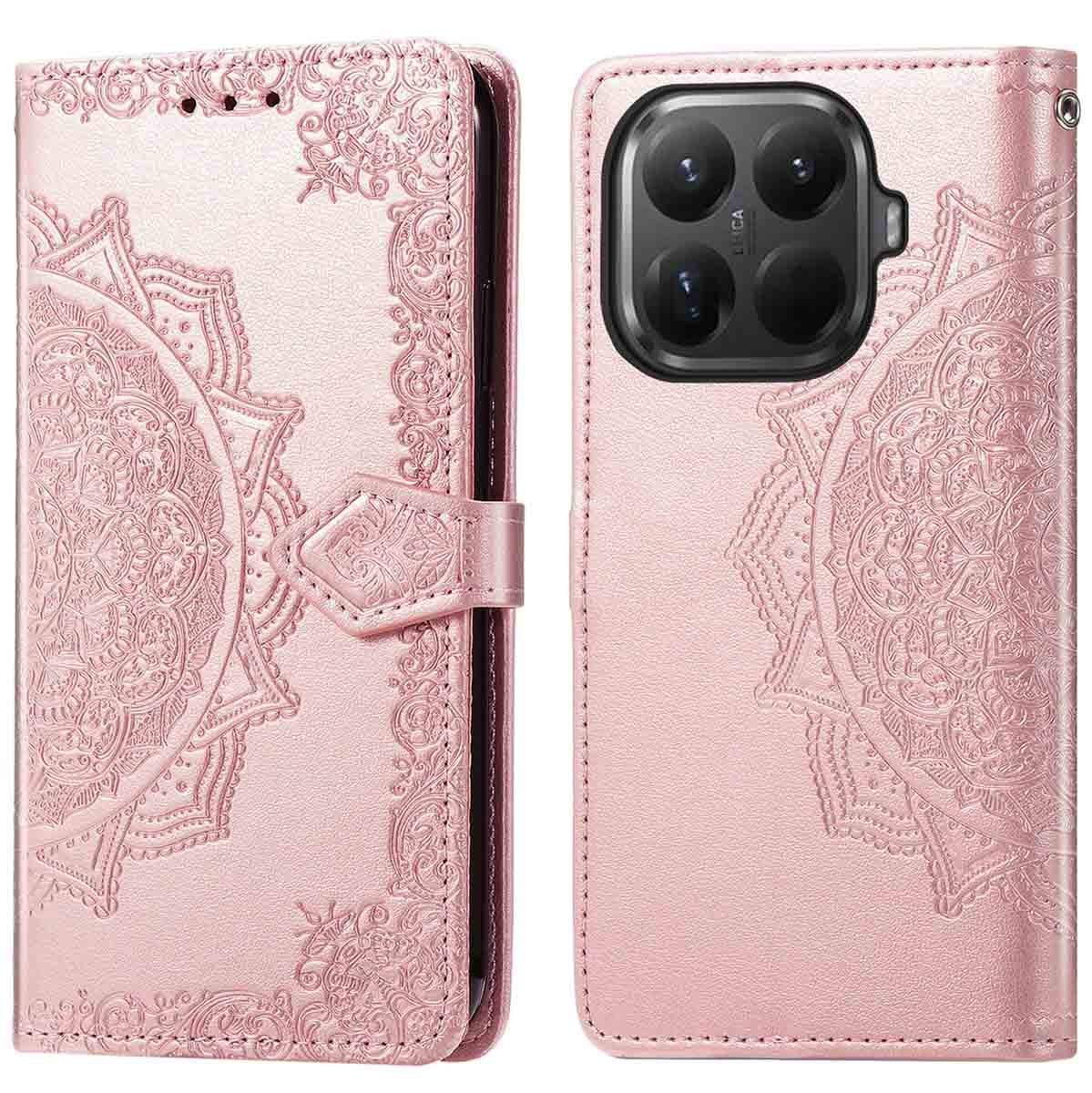 imoshion Mandala Klapphülle für das Xiaomi 15T Pro - Rosé gold