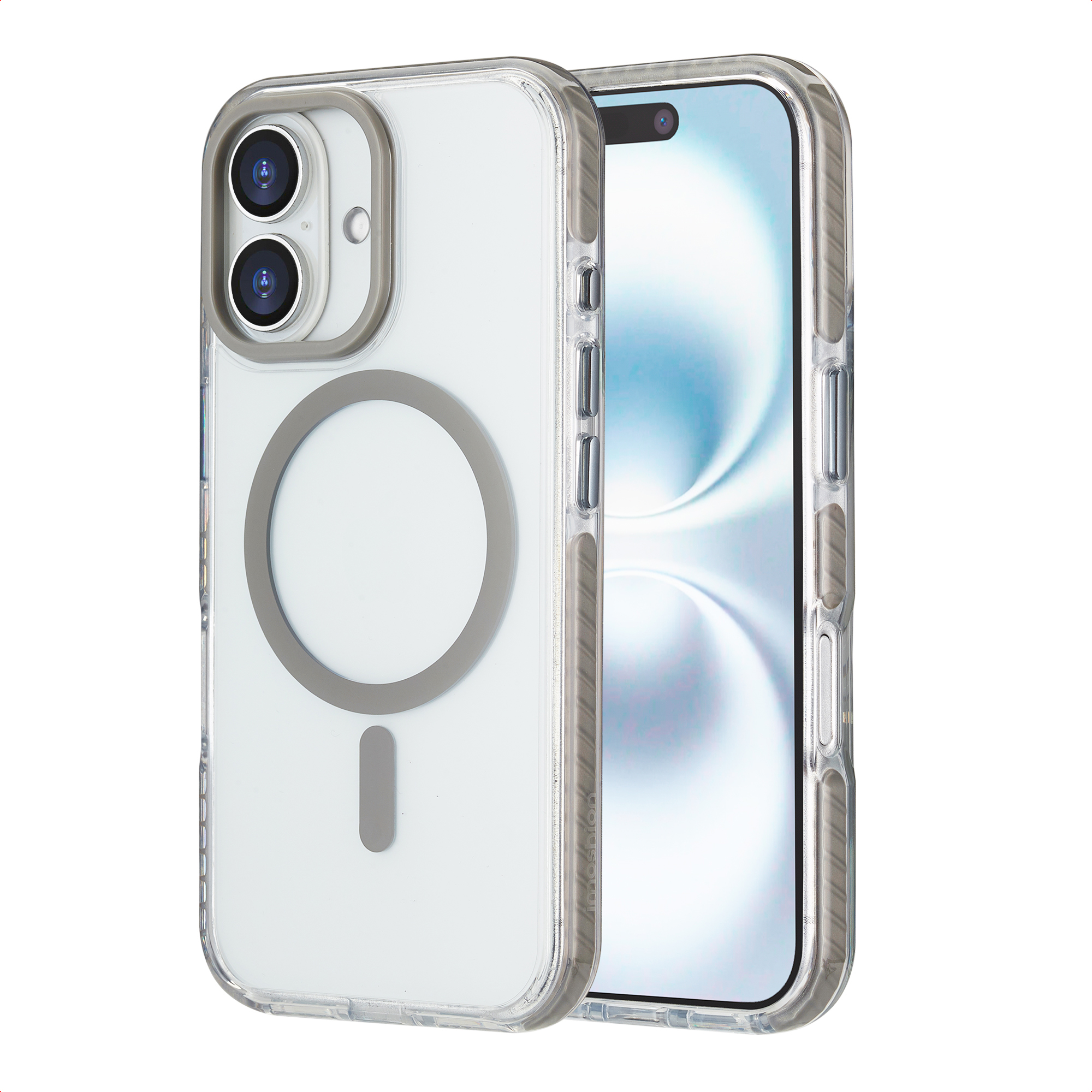imoshion Combat MagSafe Hülle für das Apple iPhone 16 - Grau