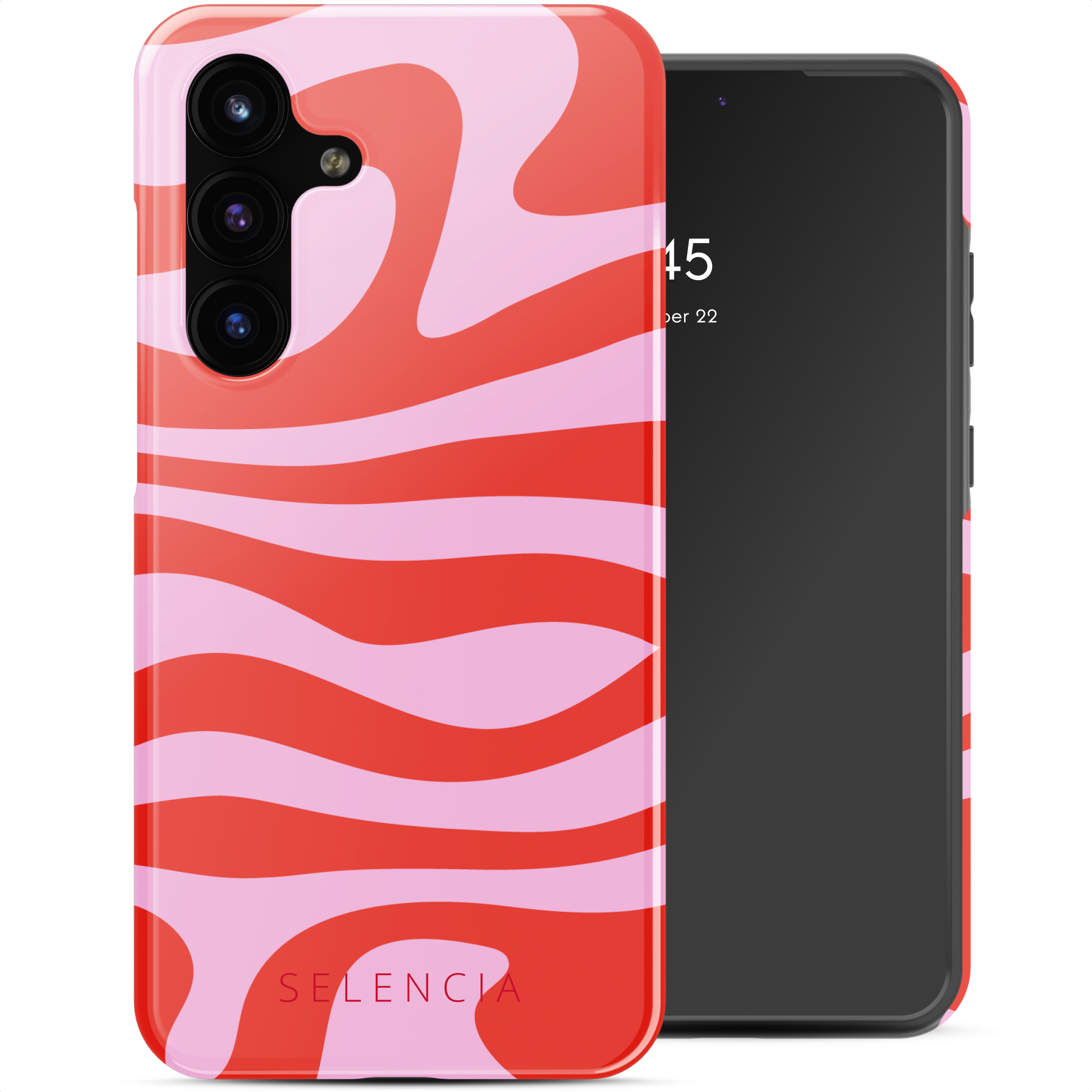 Selencia Vivid Back Cover für das Samsung Galaxy S25 FE - Dream Swirl Pink