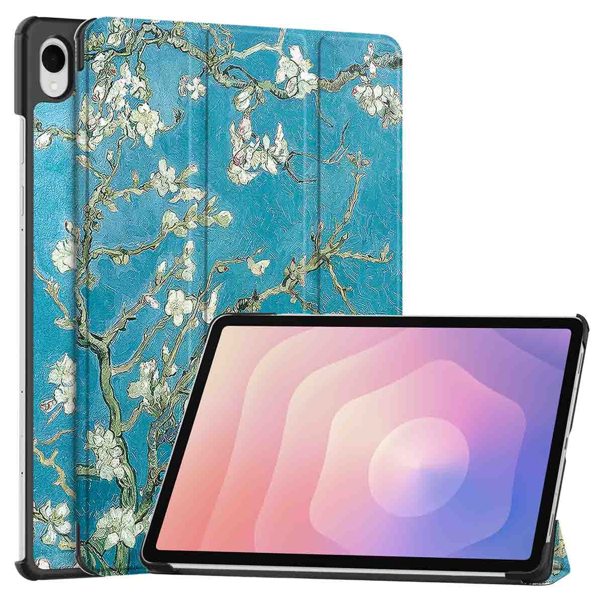 imoshion Design Trifold Klaphülle für das Samsung Galaxy Tab S11 - Green Plant