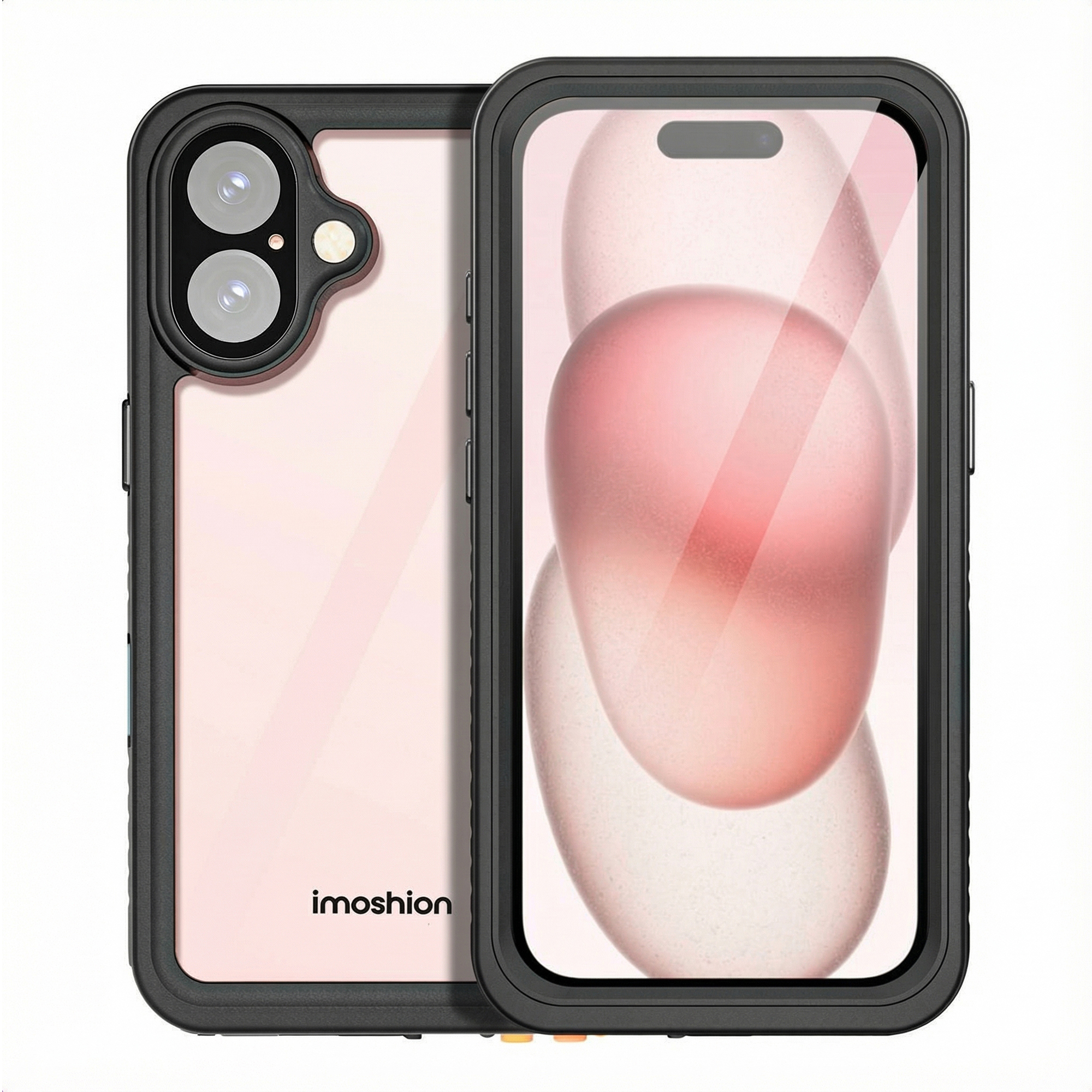 imoshion Wasserdichte 360 Hülle für das Apple iPhone 16 - Schwarz