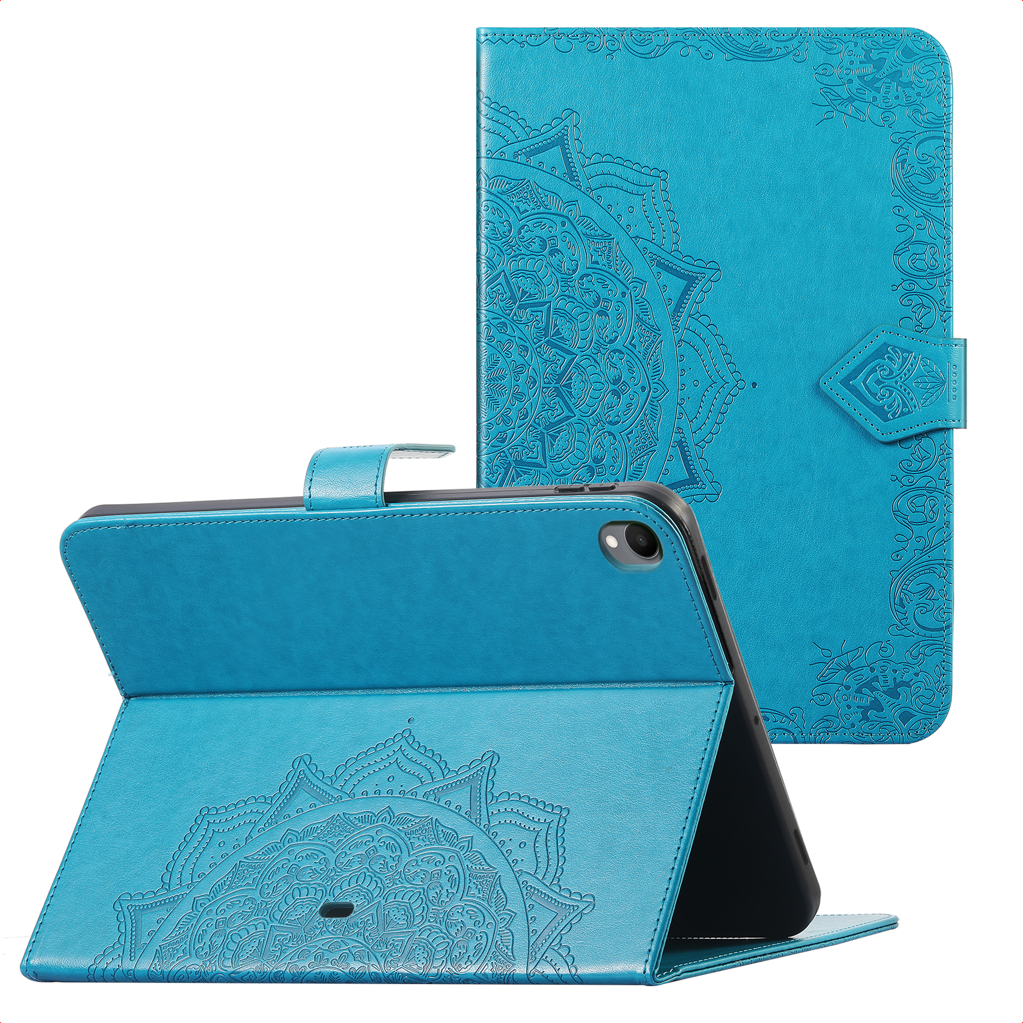 imoshion Mandala Klapphülle für das Samsung Galaxy Tab S11 - Türkis