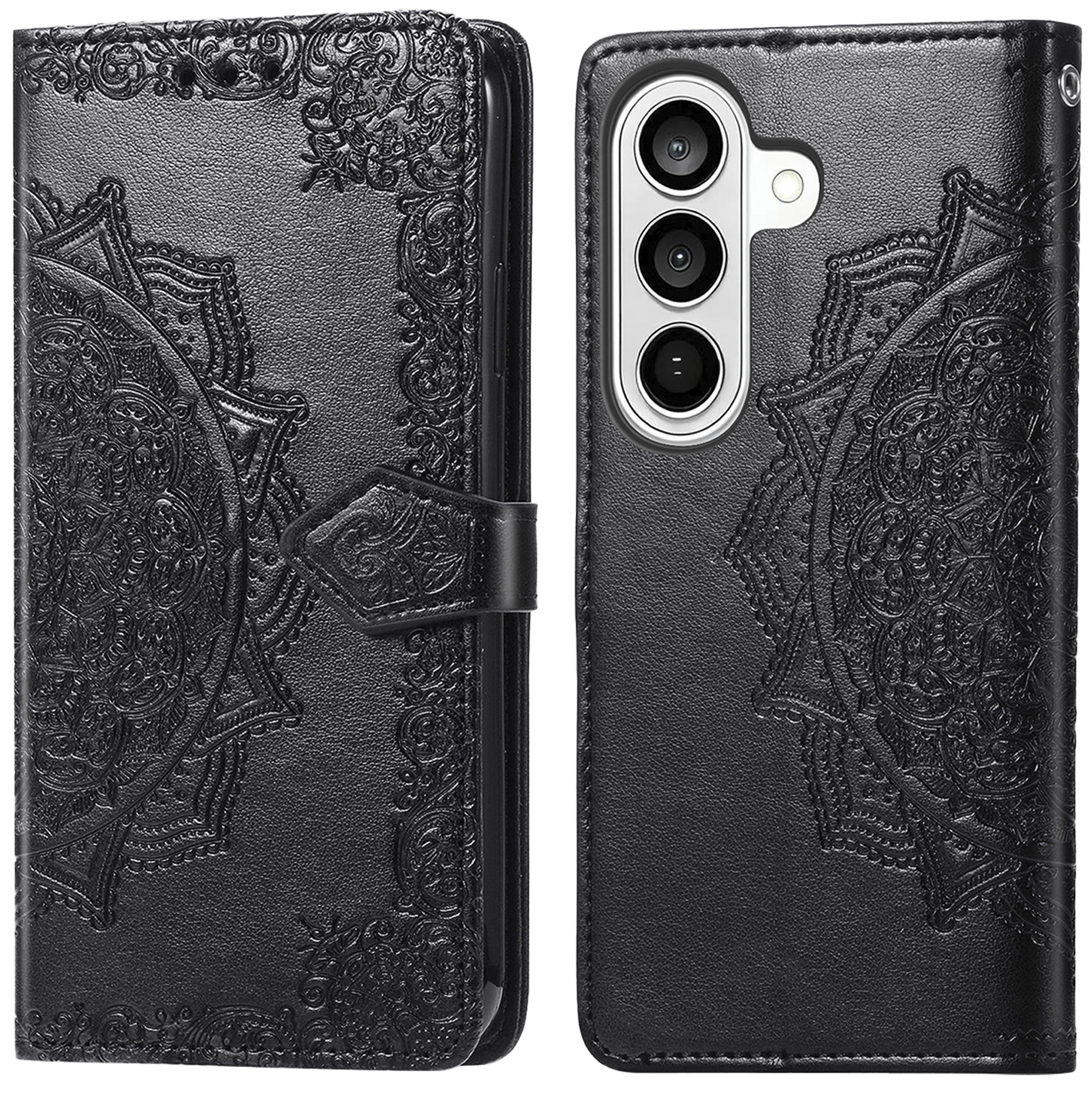 imoshion Mandala Klapphülle für das Samsung Galaxy S26 - Schwarz