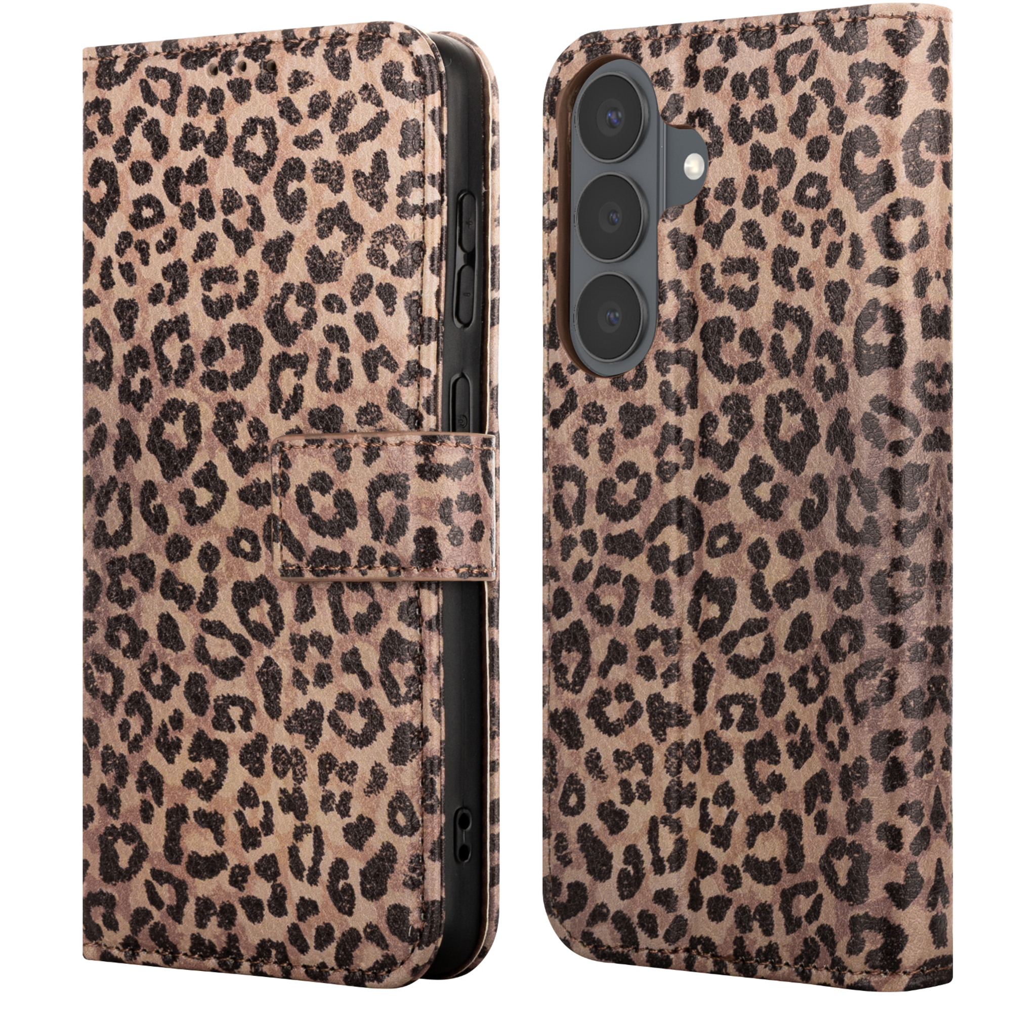 imoshion Design Klapphülle für das Samsung Galaxy S26 - Leopard Mood