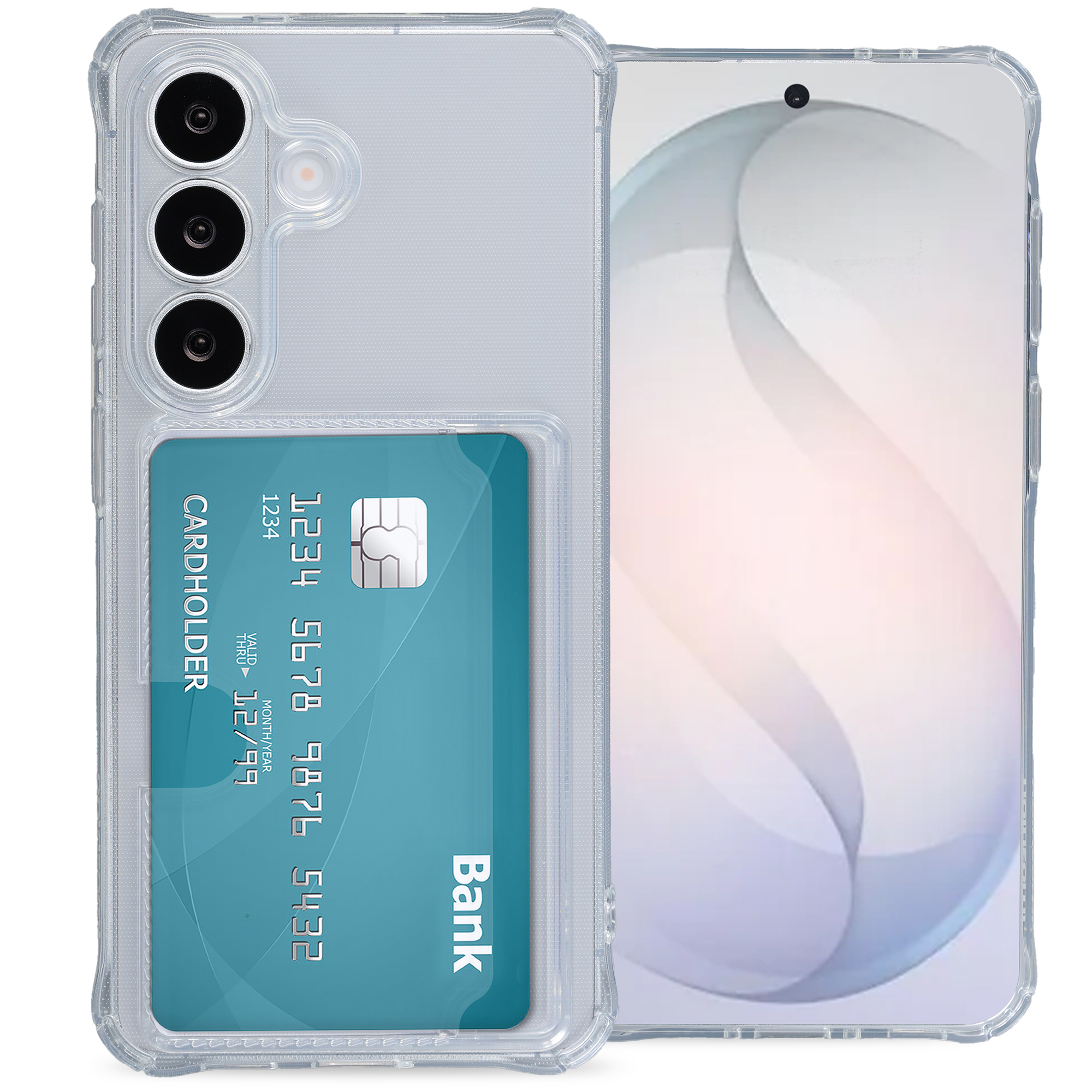 imoshion Soft Case Back Cover mit Kartenhalter für das Samsung Galaxy S26 - Transparent