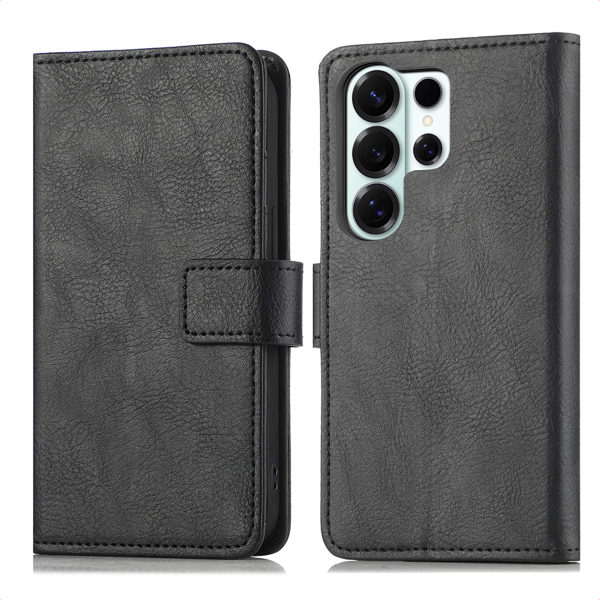 imoshion Luxuriöse Klapphülle für das Samsung Galaxy S26 Ultra - Schwarz