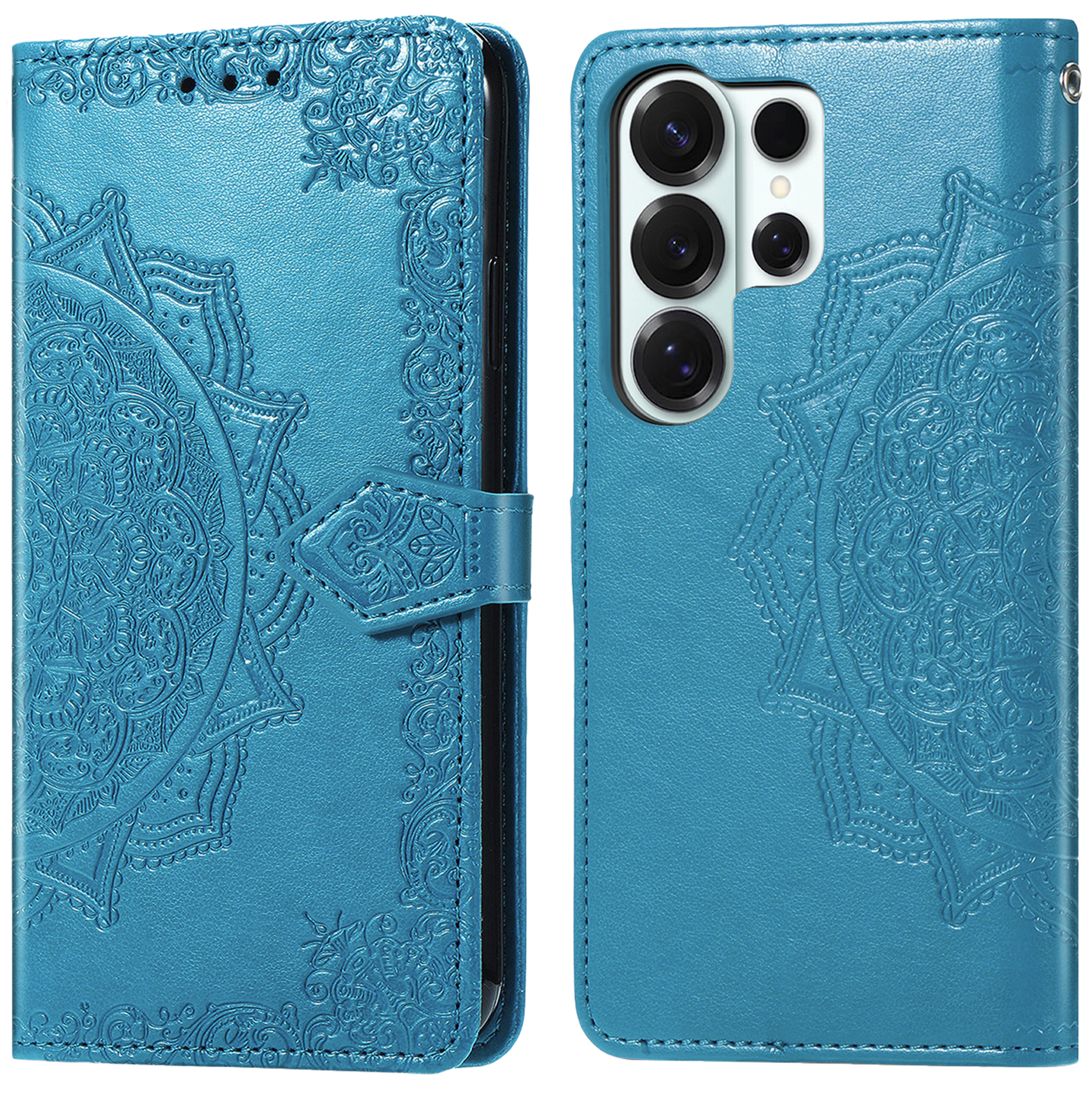 imoshion Mandala Klapphülle für das Samsung Galaxy S26 Ultra - Türkis