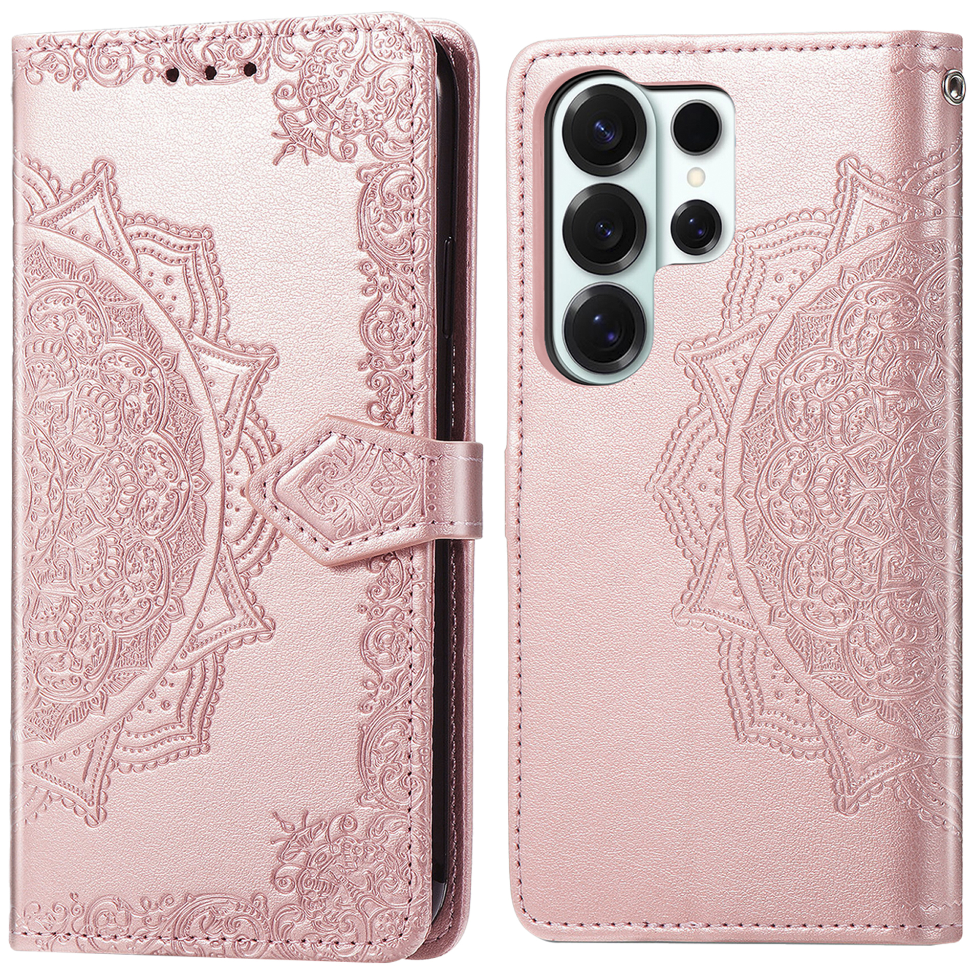 imoshion Mandala Klapphülle für das Samsung Galaxy S26 Ultra - Rose Gold