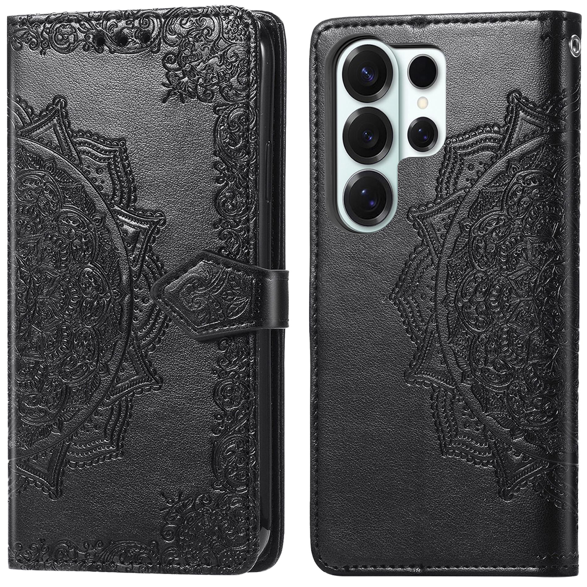 imoshion Mandala Klapphülle für das Samsung Galaxy S26 Ultra - Schwarz