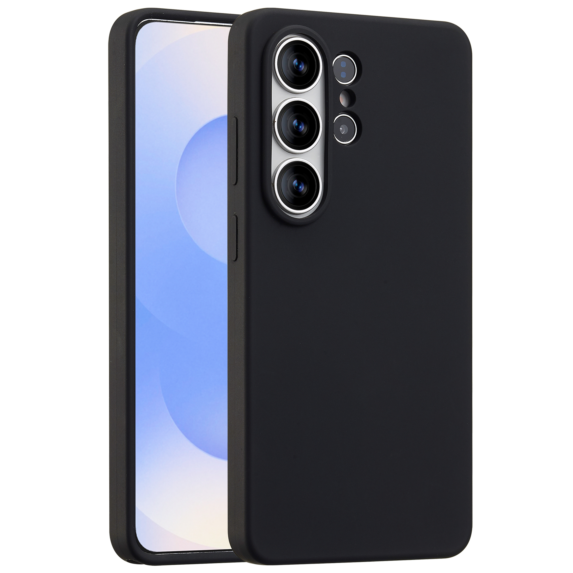 Accezz Liquid Silikoncase mit MagSafe für das Samsung Galaxy S26 Ultra - Schwarz