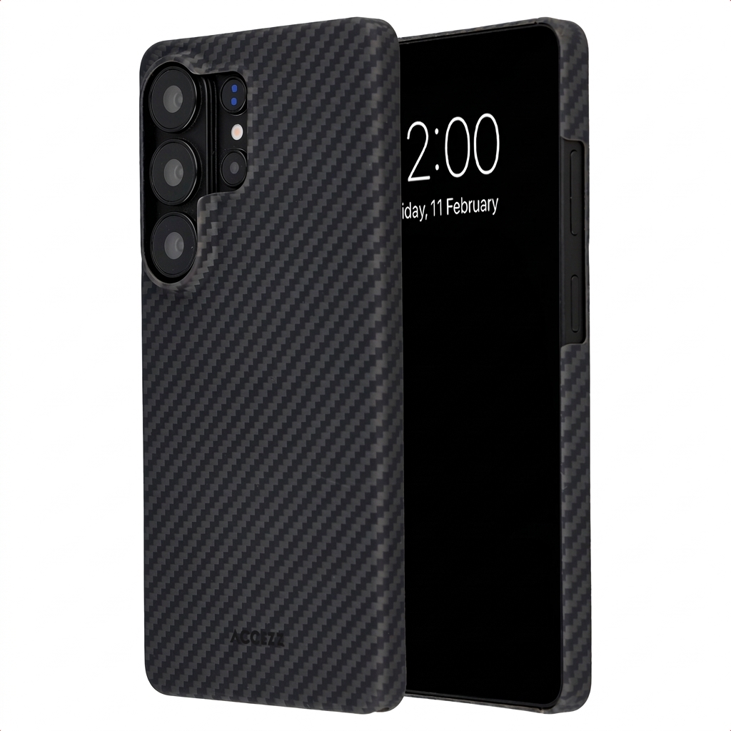 Accezz MagSafe Kevlar® Hülle für das Samsung Galaxy S26 Ultra - Schwarz