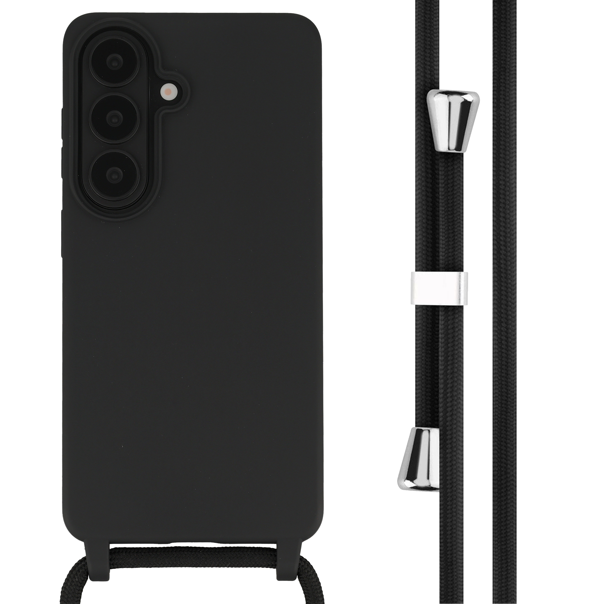 imoshion SilikonHülle mit Band für das Samsung Galaxy S26 - Schwarz