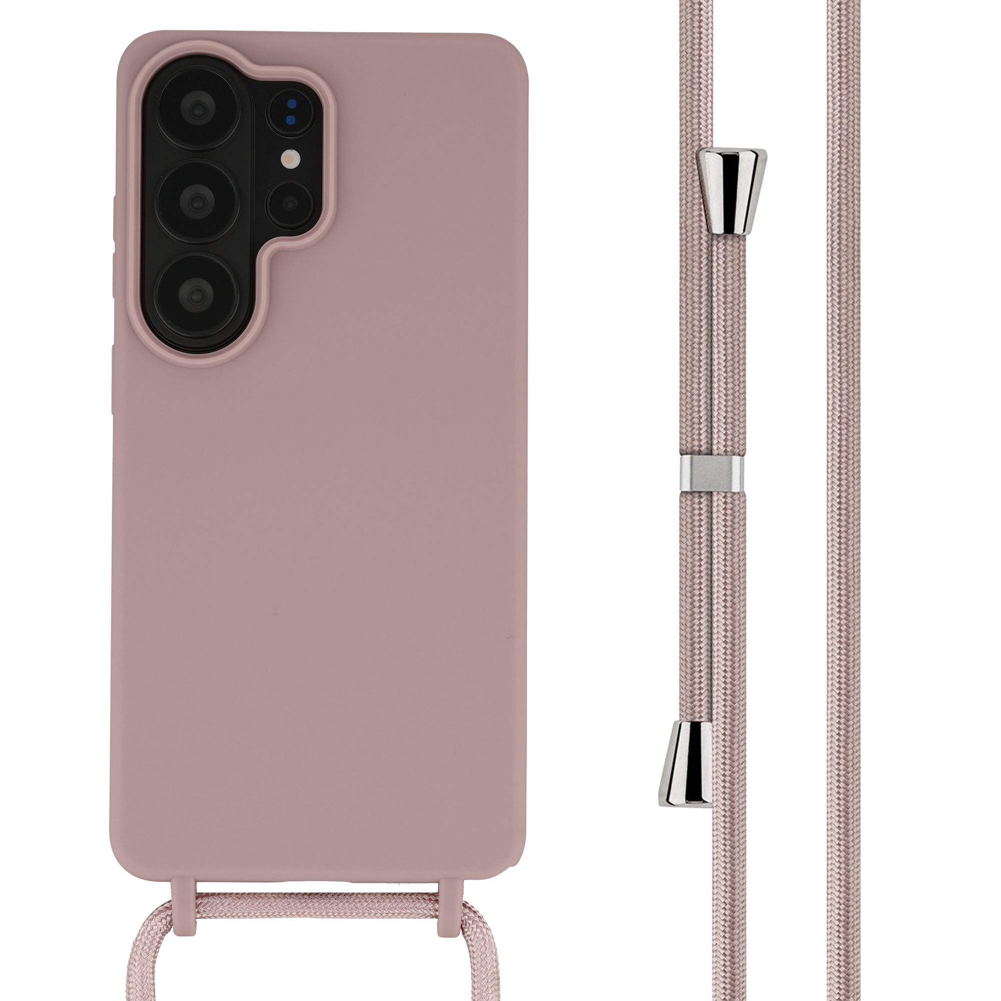 imoshion SilikonHülle mit Band für das Samsung Galaxy S26 Ultra - Sand Pink