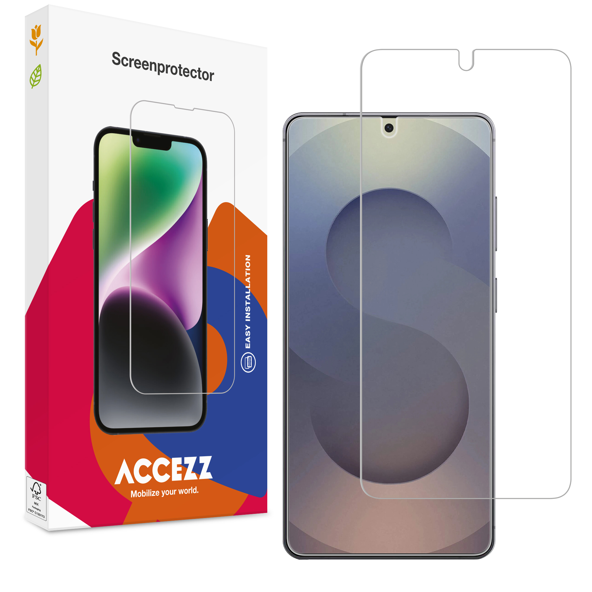 Accezz Screen Protector aus gehärtetem Glas für das Samsung Galaxy S26 Ultra
