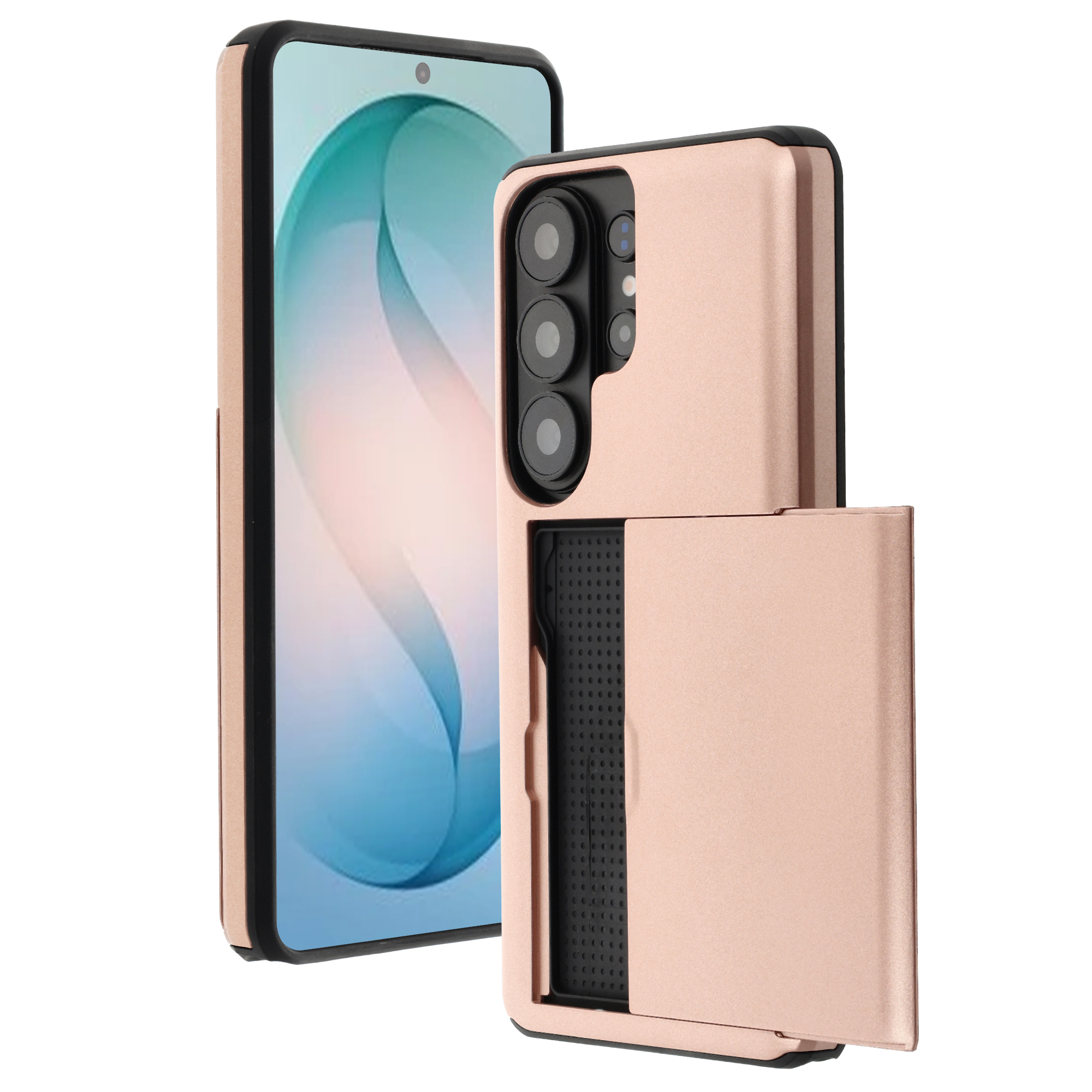 imoshion Backcover mit Kartenfach für das Samsung Galaxy S26 Ultra - Rose Gold