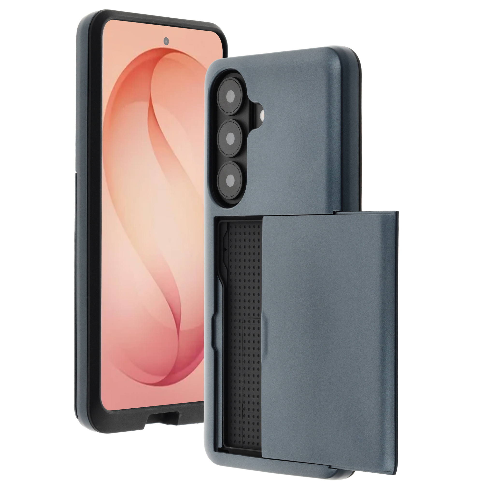 imoshion Backcover mit Kartenfach für das Samsung Galaxy S26 Plus - Dunkelblau