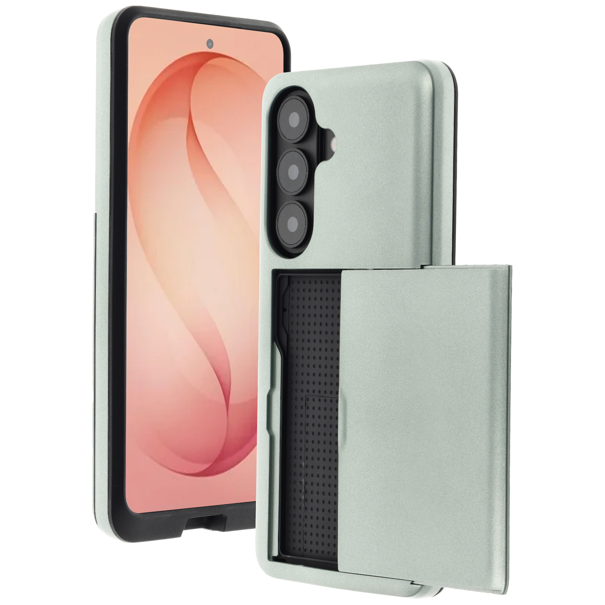 imoshion Backcover mit Kartenfach für das Samsung Galaxy S26 Plus - Grün