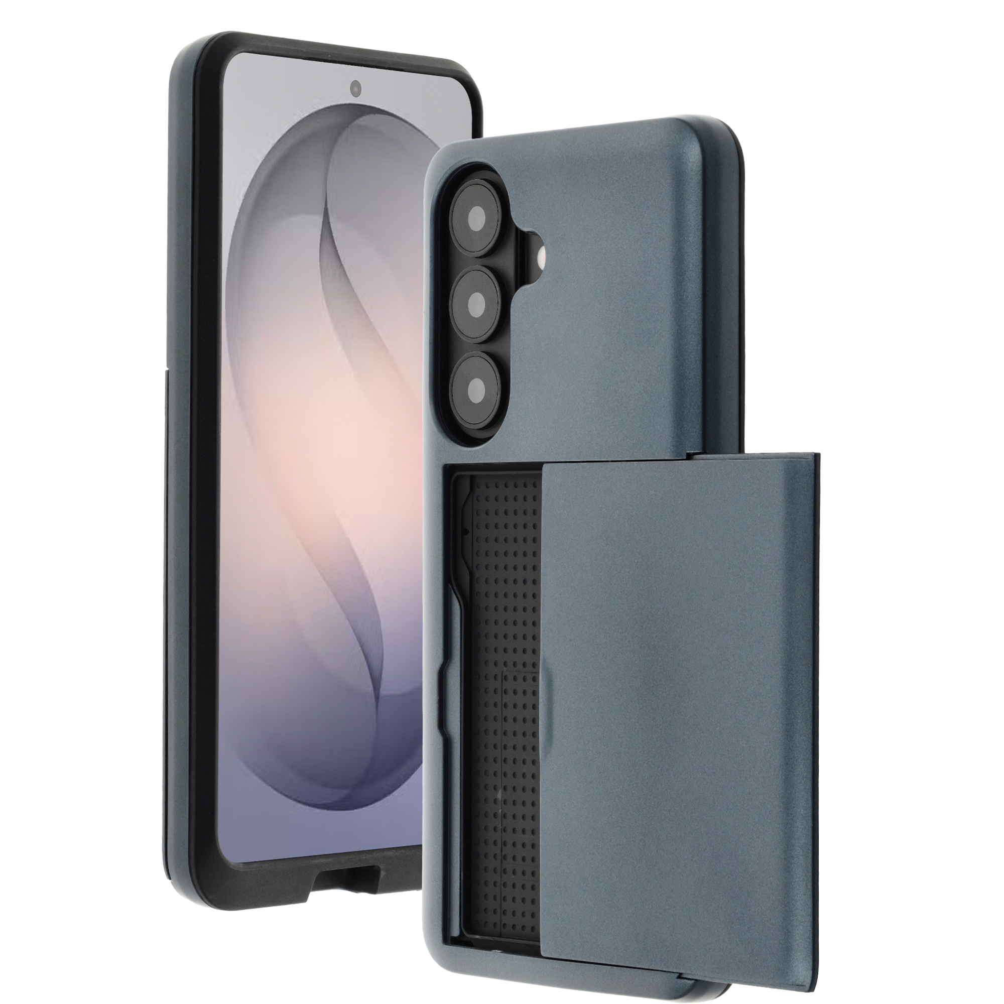 imoshion Backcover mit Kartenfach für das Samsung Galaxy S26 - Dunkelblau