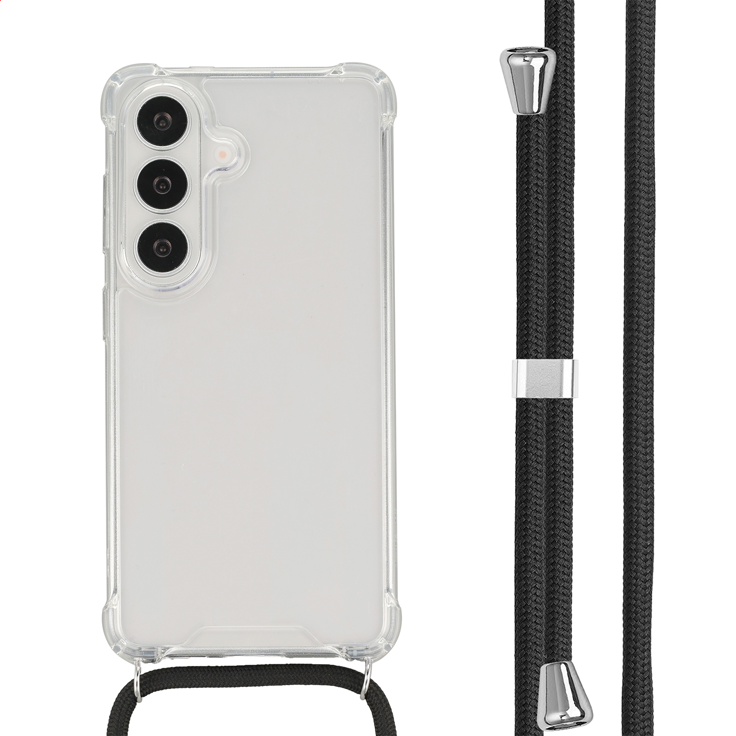 imoshion Transparentes Backcover mit Band für das Samsung Galaxy S26 - Schwarz
