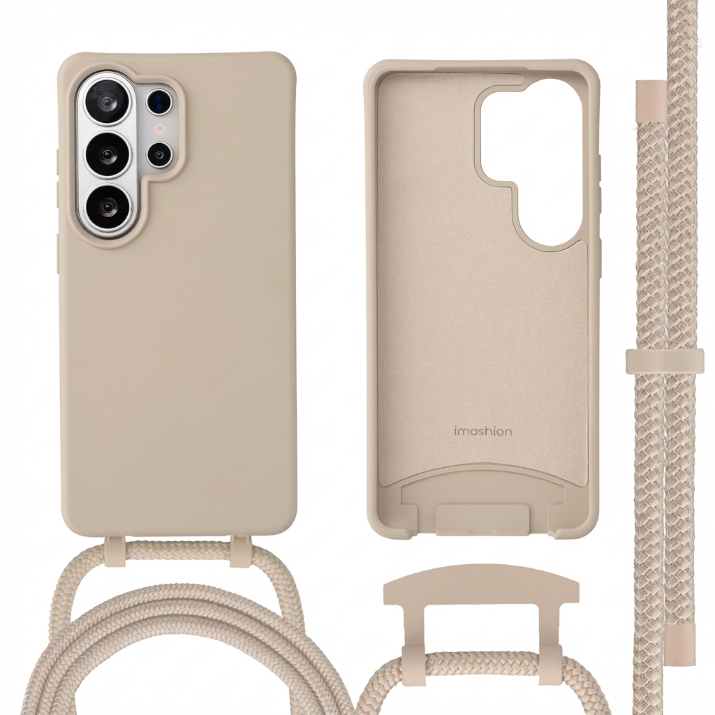 imoshion Color Backcover mit abnehmbarem Handykette und MagSafe für das Samsung Galaxy S26 Ultra - Nude