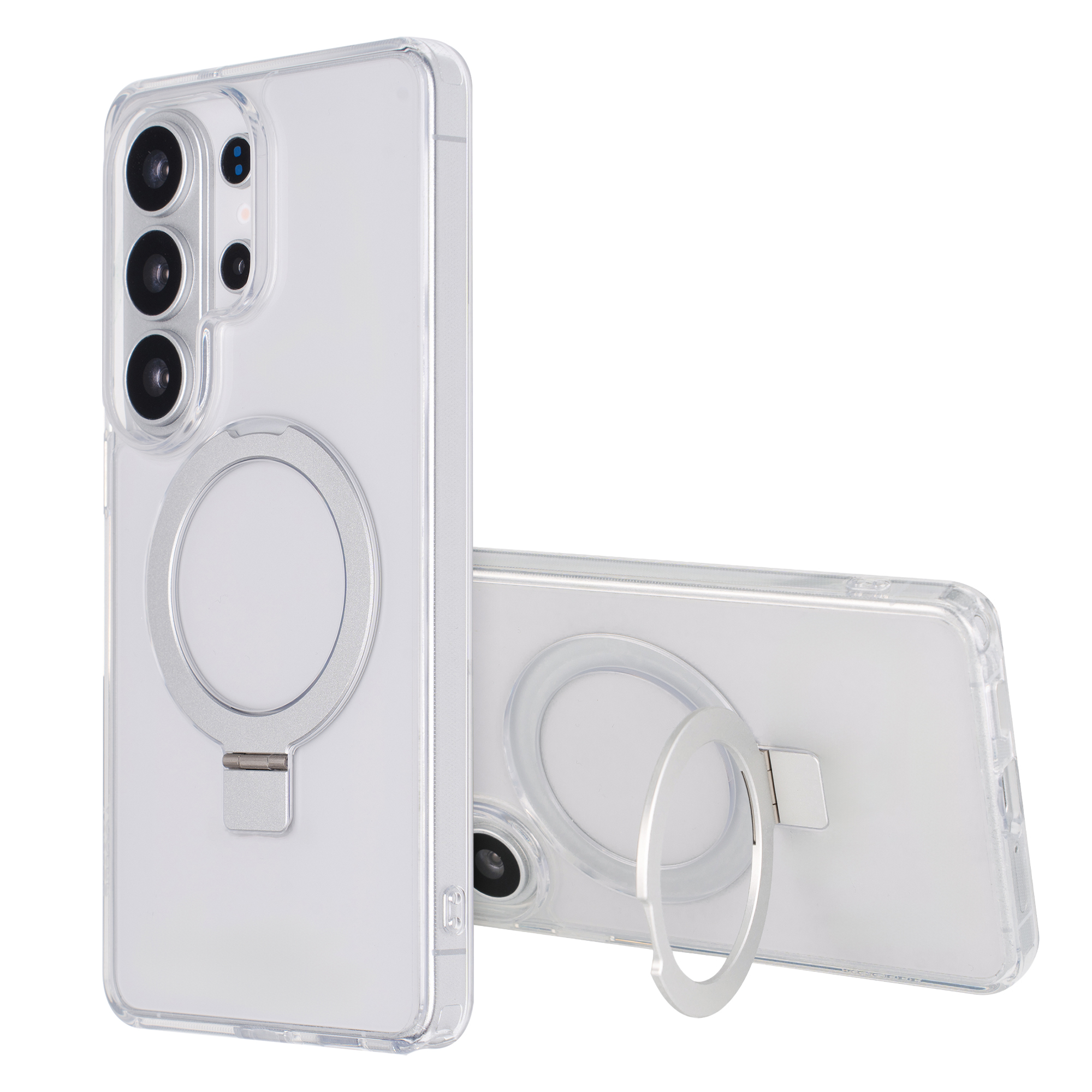 Accezz Ring Stand Backcover mit MagSafe für das Samsung Galaxy S26 Ultra - Transparent