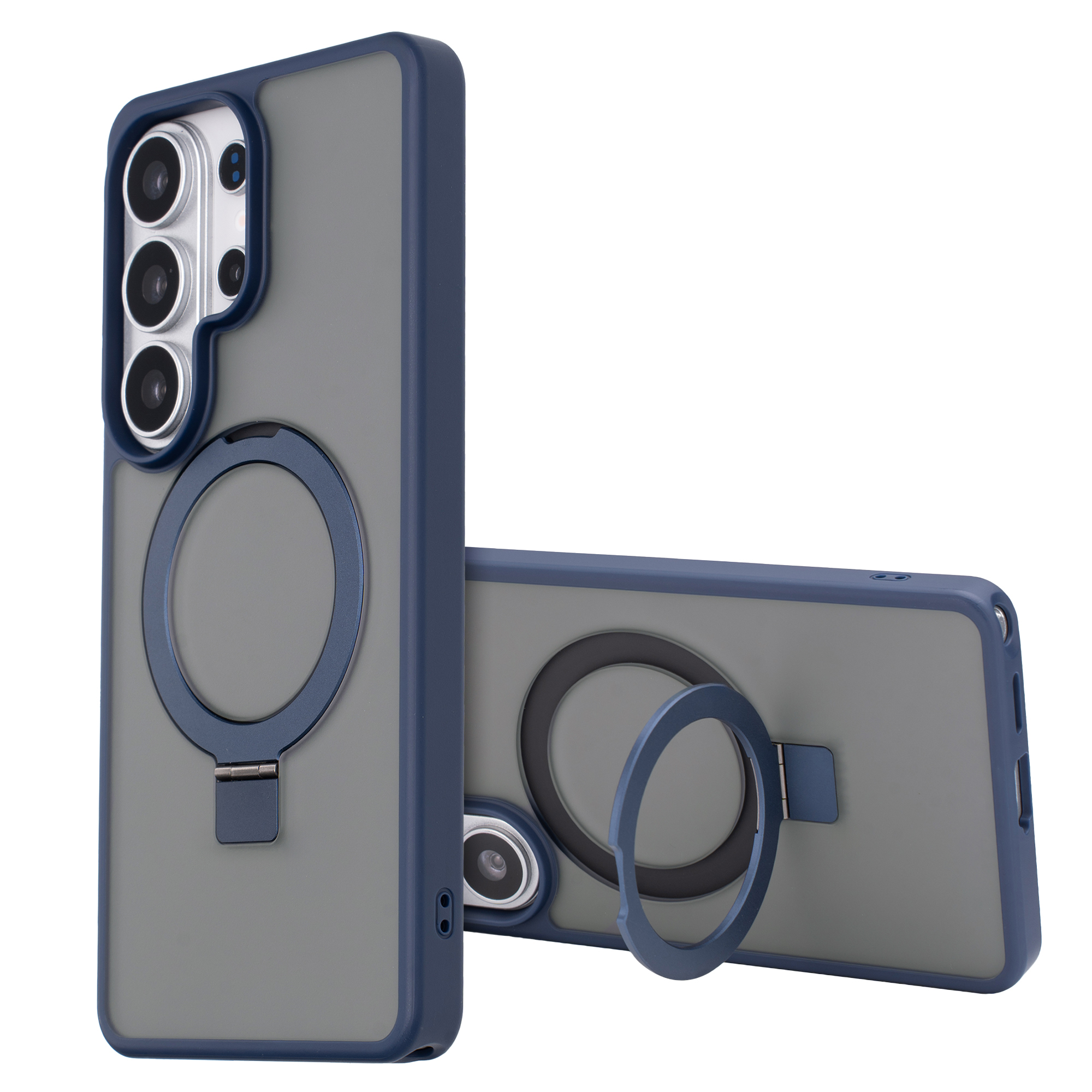 Accezz Ring Stand Backcover mit MagSafe für das Samsung Galaxy S26 Ultra - Blau