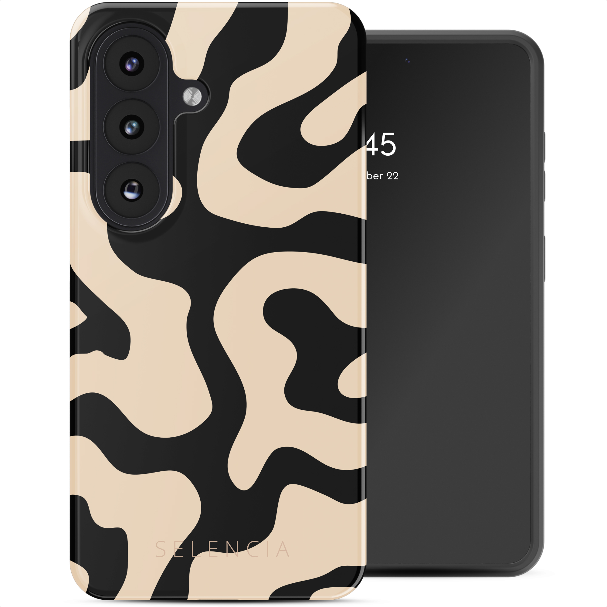 Selencia Vivid Rückabdeckung mit MagSafe für das Samsung Galaxy S26 - Art Wave Black