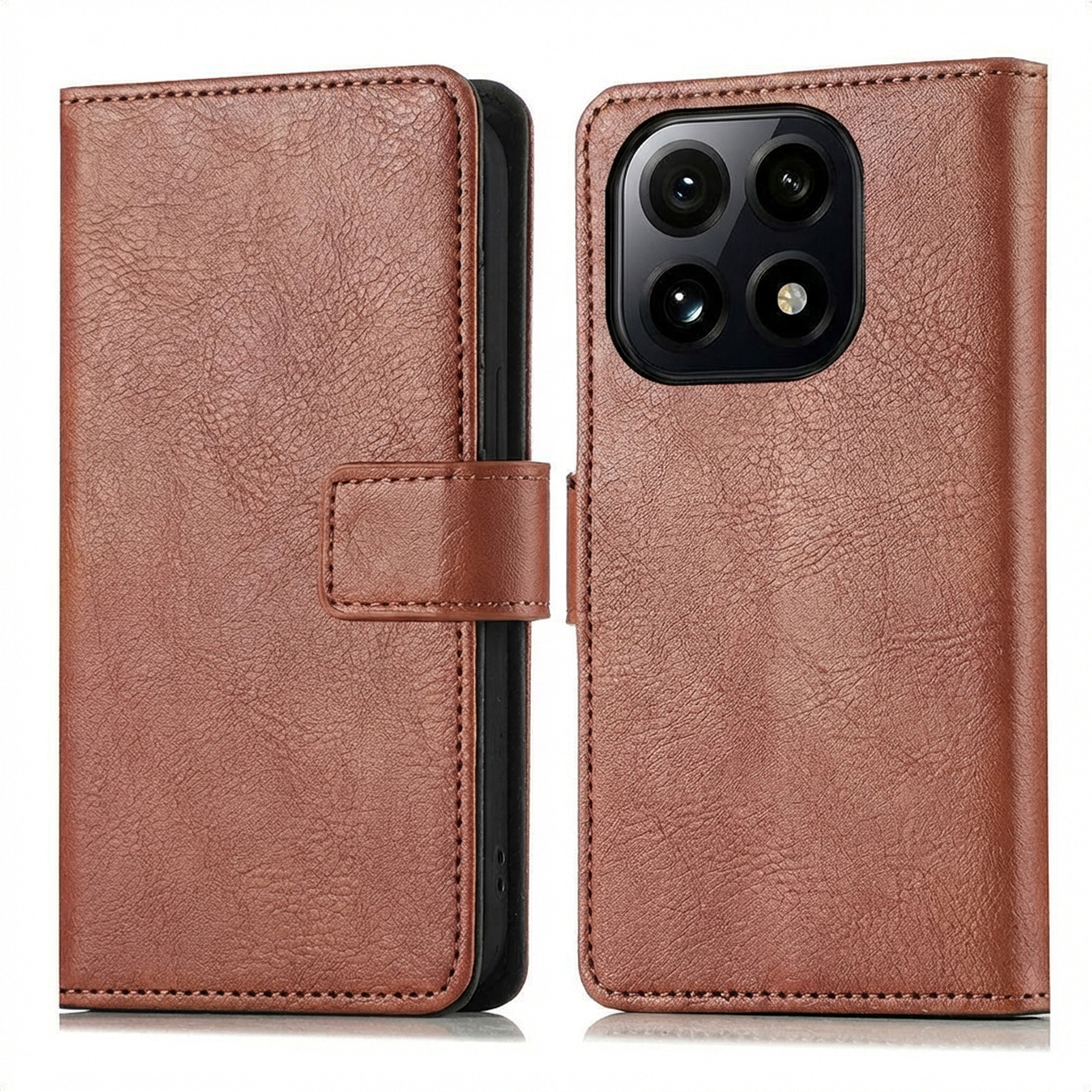 imoshion Luxuriöse Klapphülle für das Xiaomi 15T - Braun