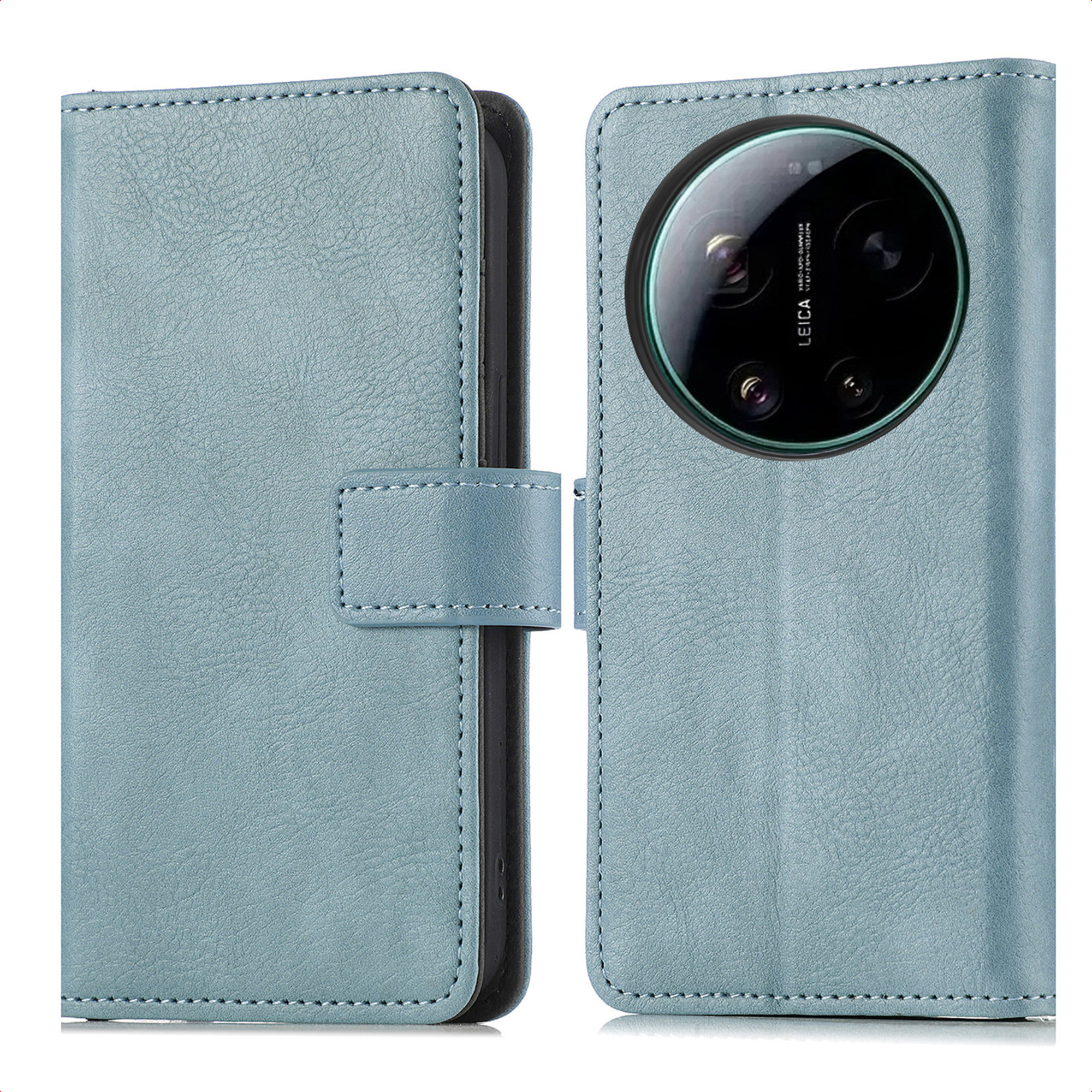 imoshion Luxuriöse Klapphülle für das Xiaomi 17 Ultra - Hellblau