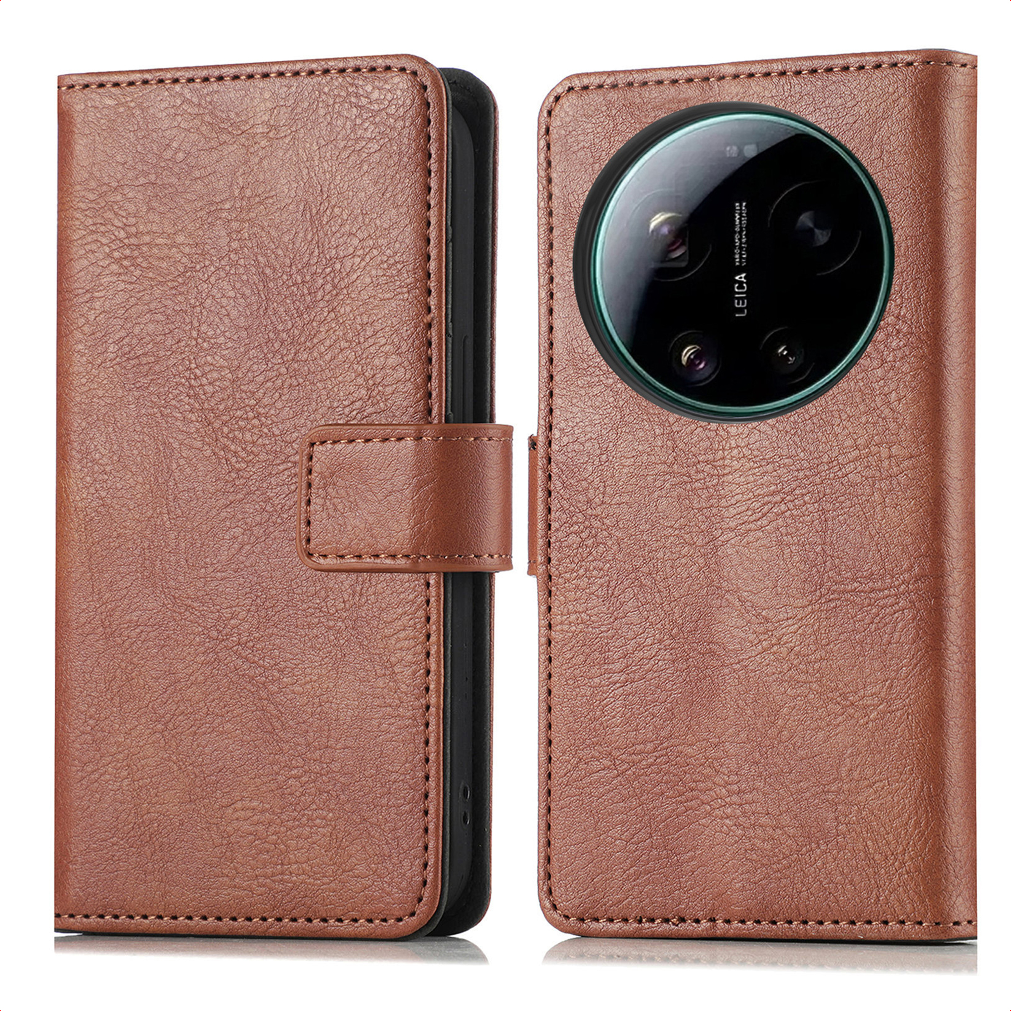 imoshion Luxuriöse Klapphülle für das Xiaomi 17 Ultra - Braun