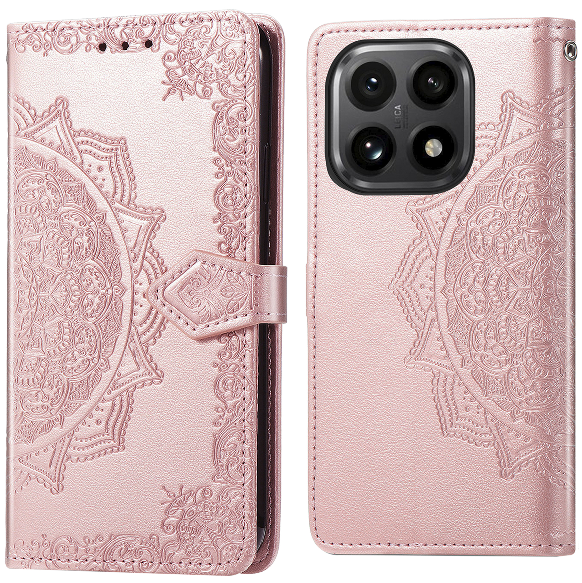 imoshion Mandala Klapphülle für das Xiaomi 15T - Rose Gold