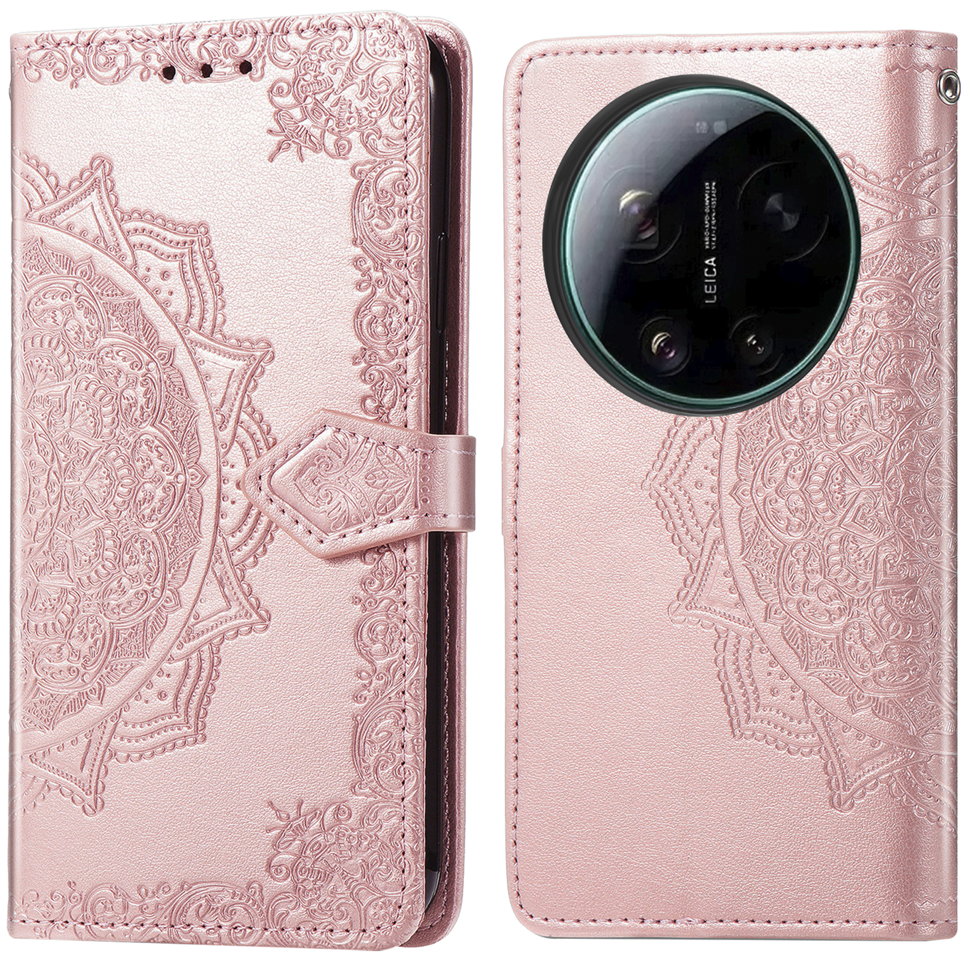 imoshion Mandala Klapphülle für das Xiaomi 17 Ultra - Rose Gold
