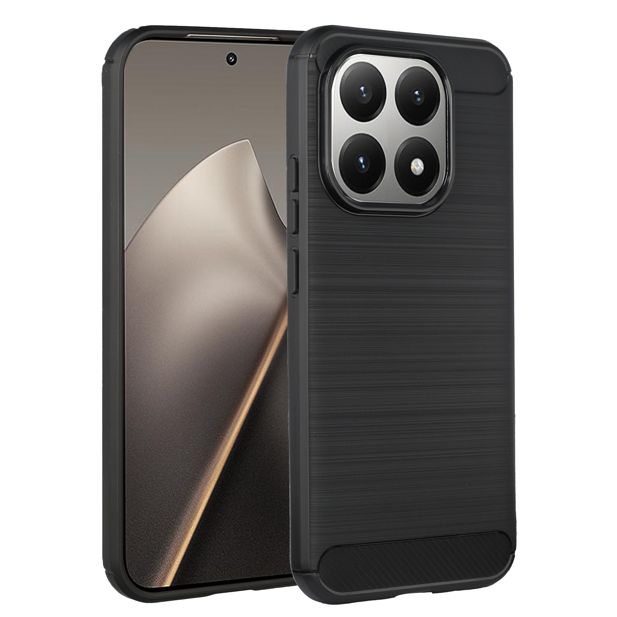 imoshion Brushed Back Cover für das Xiaomi 15T - Schwarz