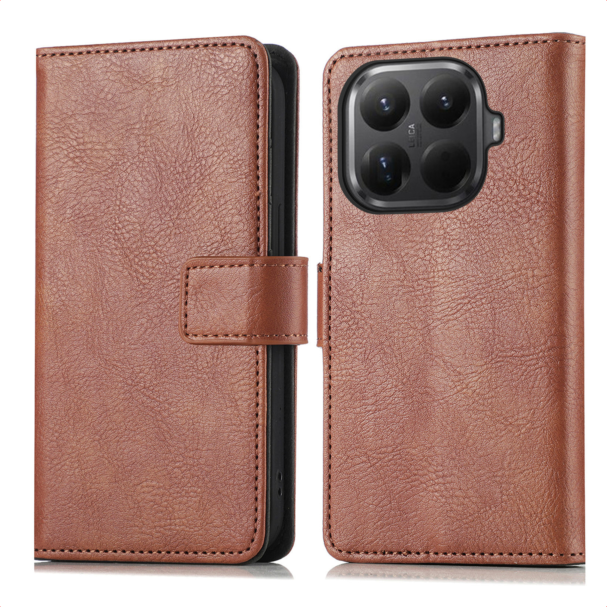 imoshion Luxuriöse Klapphülle für das Xiaomi 17T - Braun