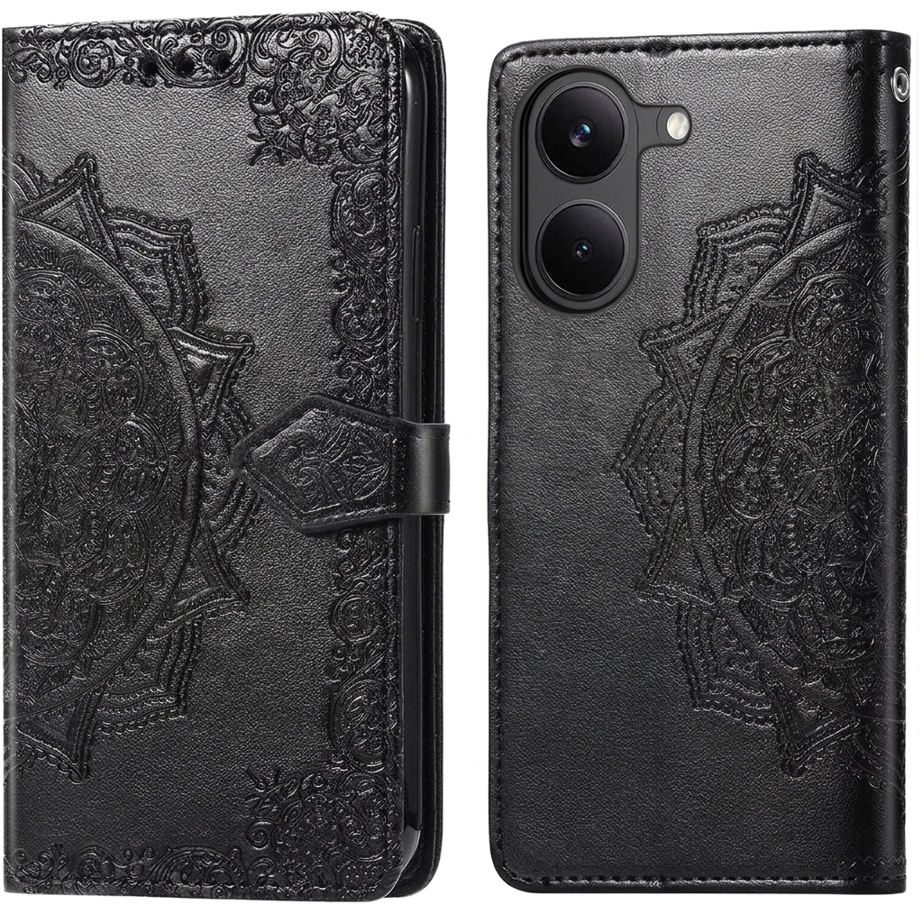 imoshion Mandala Klapphülle für das Xiaomi Poco X8 Pro - Schwarz