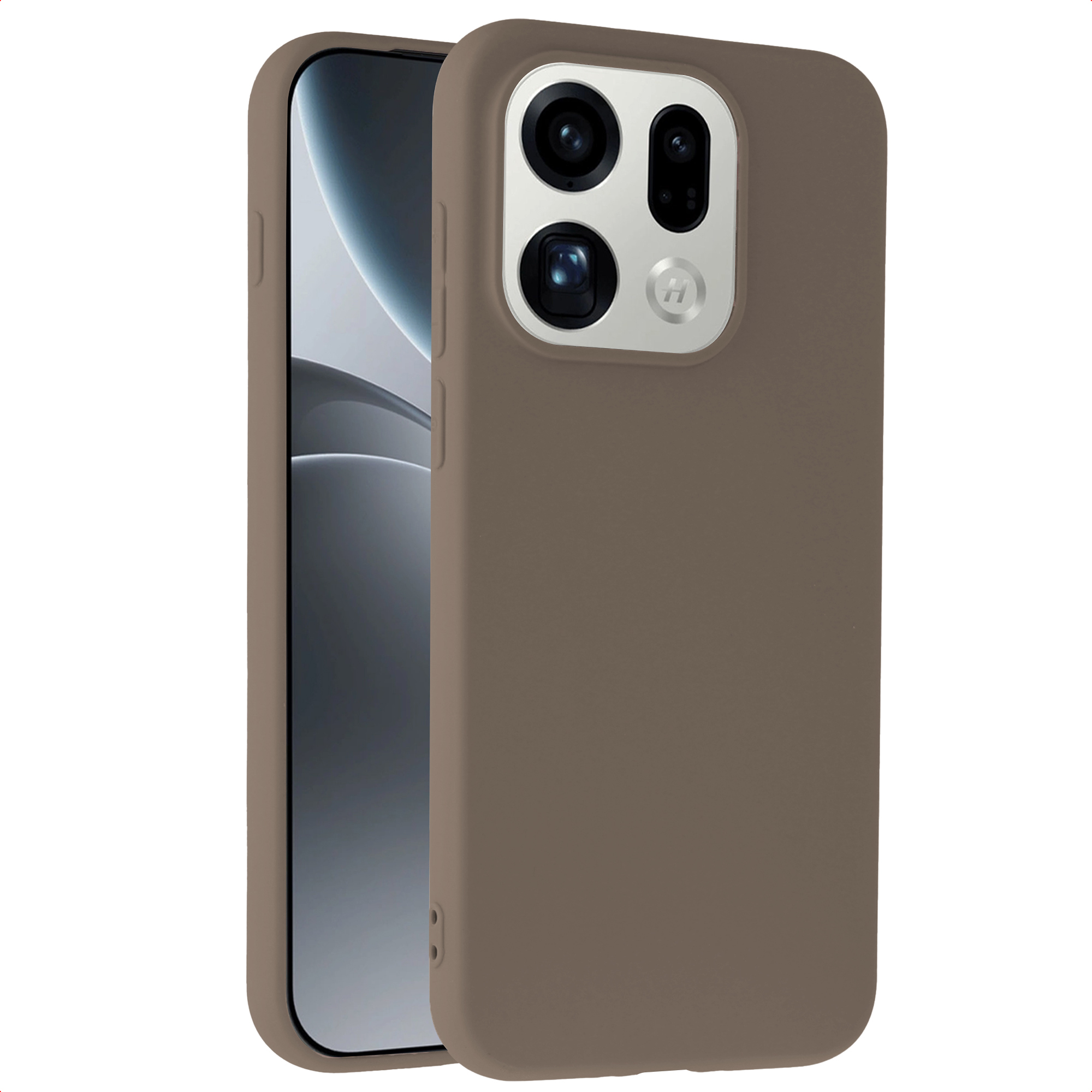 imoshion TPU Color Cover für das Oppo Find X9 - Braun