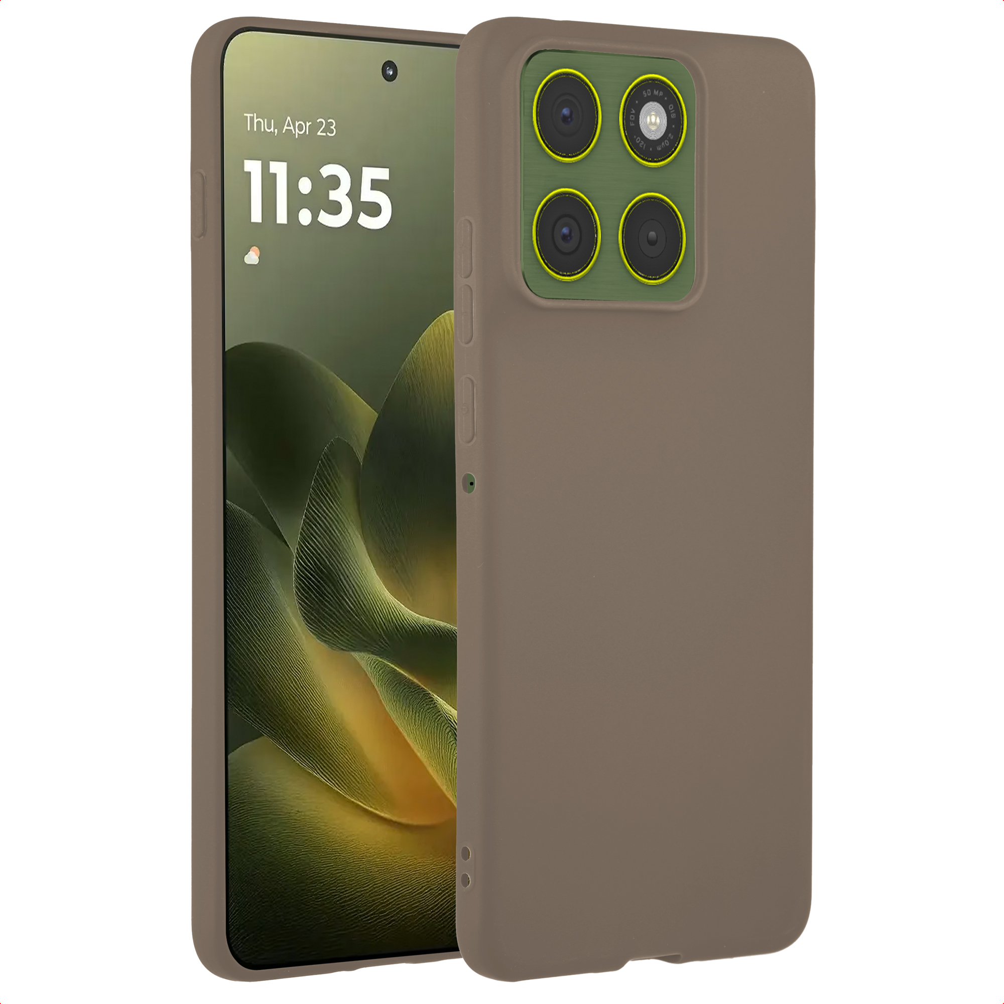imoshion TPU Color Cover für das Motorola Edge 70 - Braun