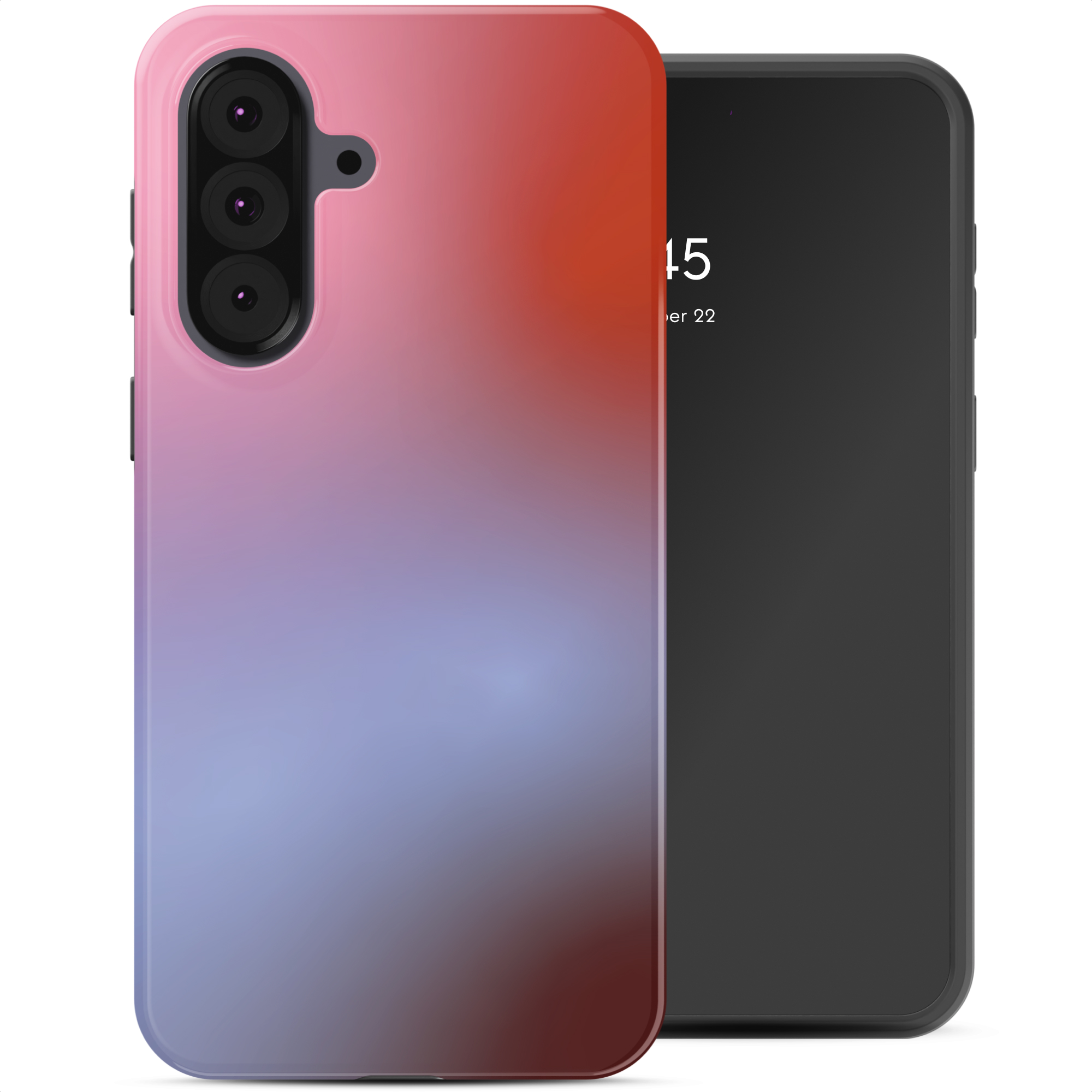 Selencia Vivid Back Cover für das Samsung Galaxy A37 (5G) - Gradient Soft Blush