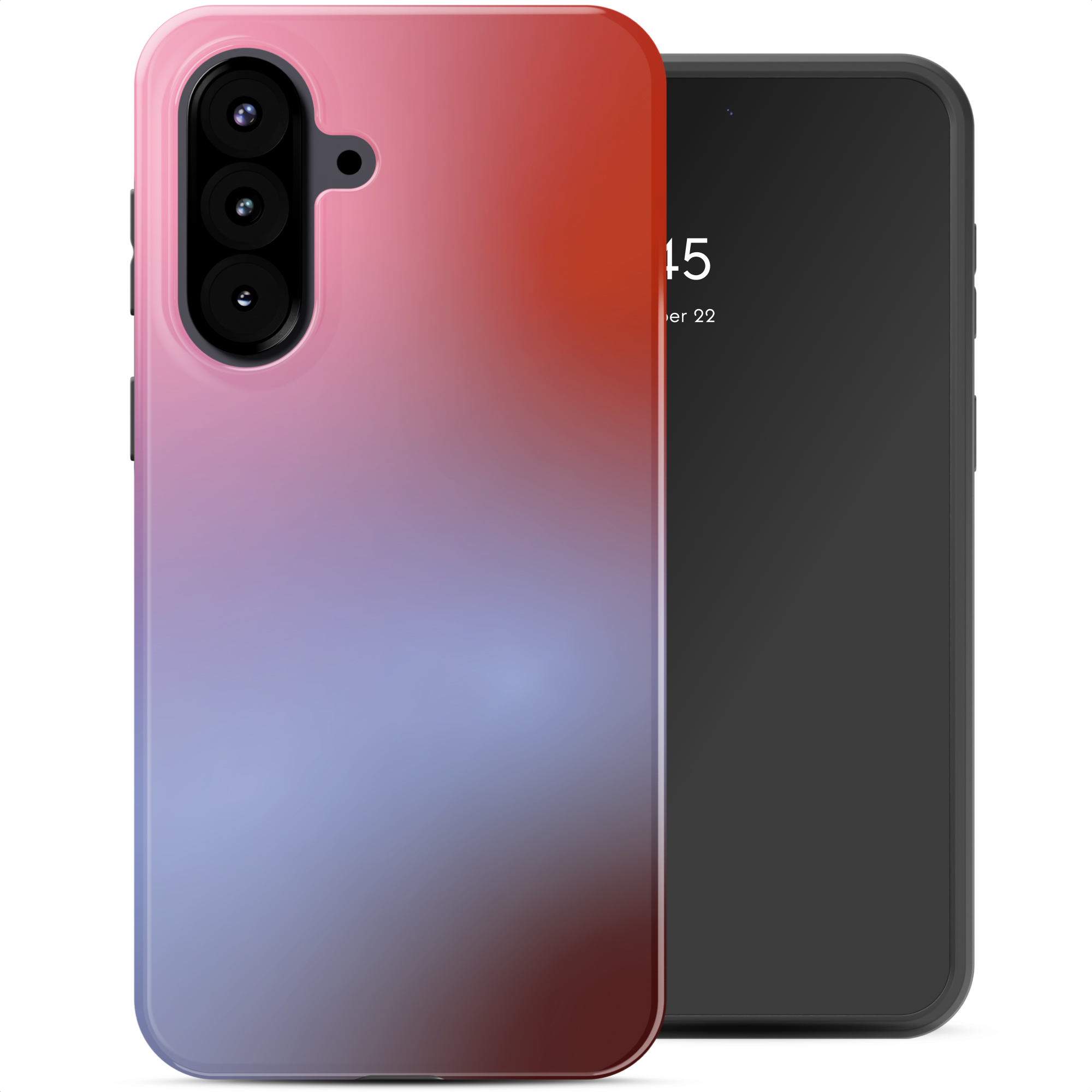 Selencia Vivid Back Cover für das Samsung Galaxy A57 (5G) - Gradient Soft Blush