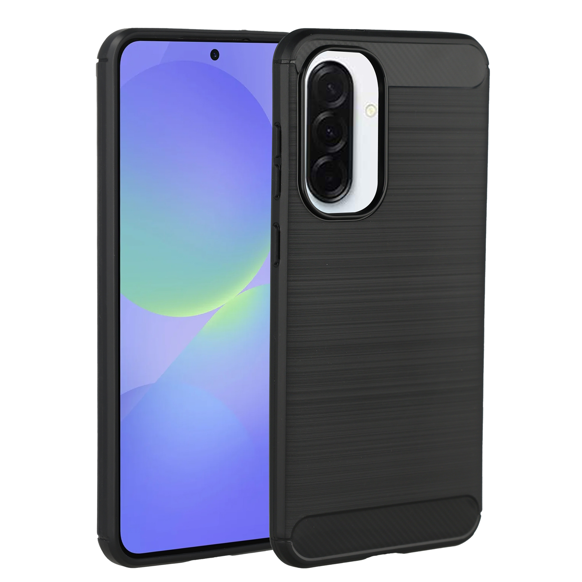imoshion Brushed Back Cover für das Samsung Galaxy A37 (5G) - Schwarz