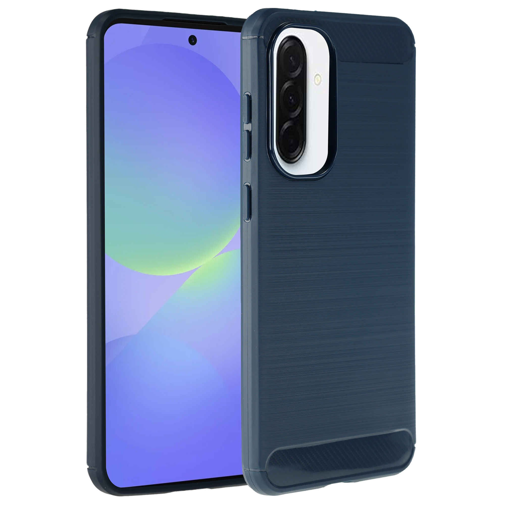 imoshion Brushed Back Cover für das Samsung Galaxy A37 (5G) - Dunkelblau