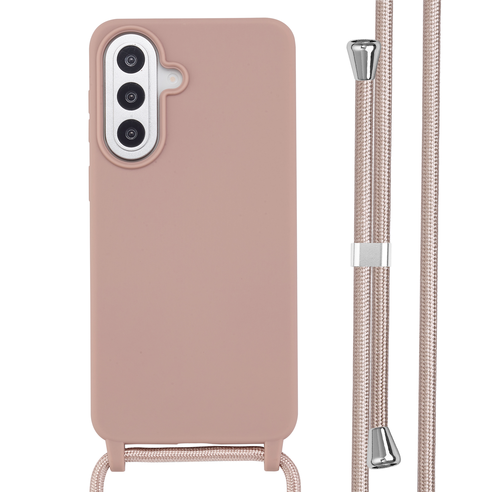 imoshion SilikonHülle mit Band für das Samsung Galaxy A57 (5G) - Sand Pink